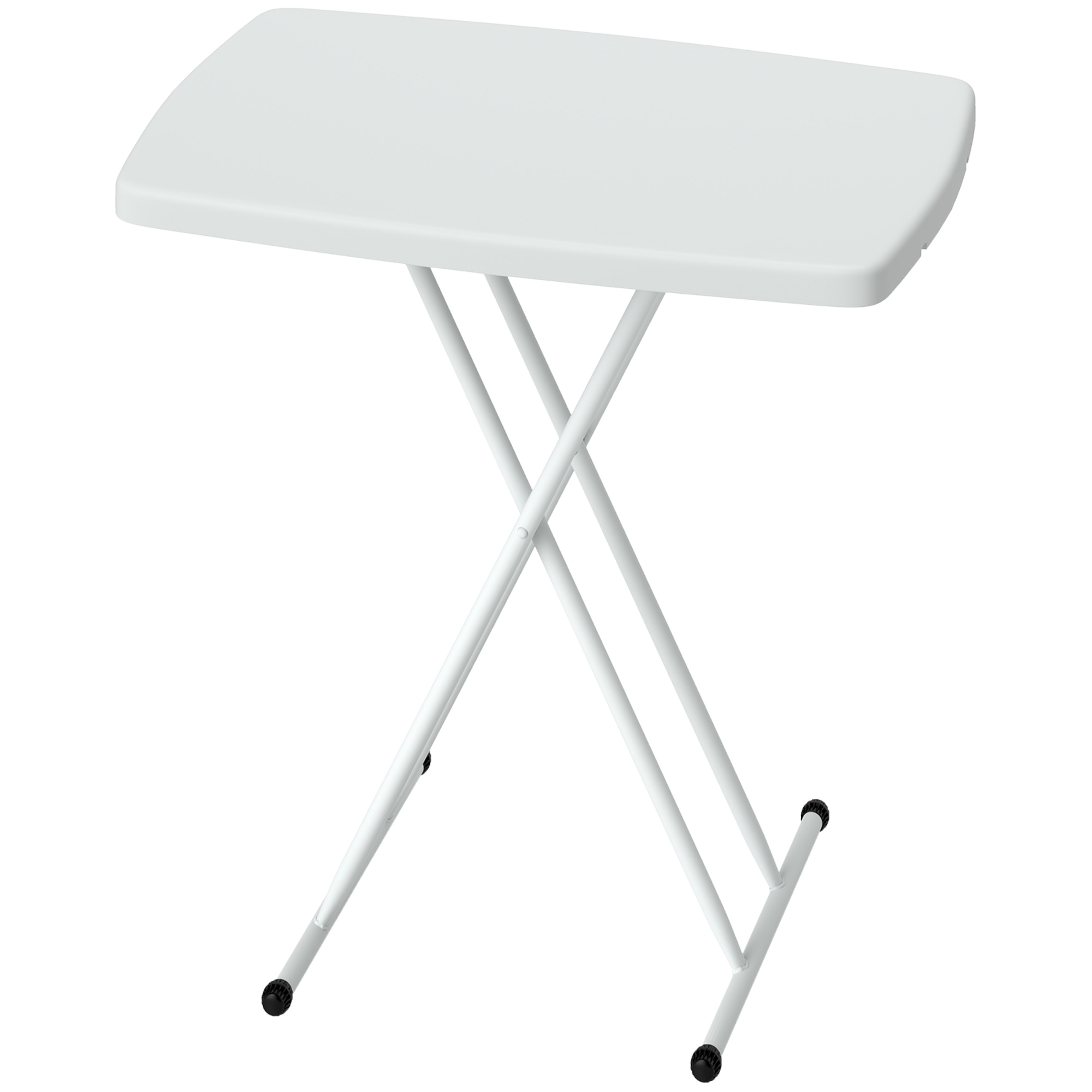 Table pliante Irovami d'extérieur blanche vue d'ensemble