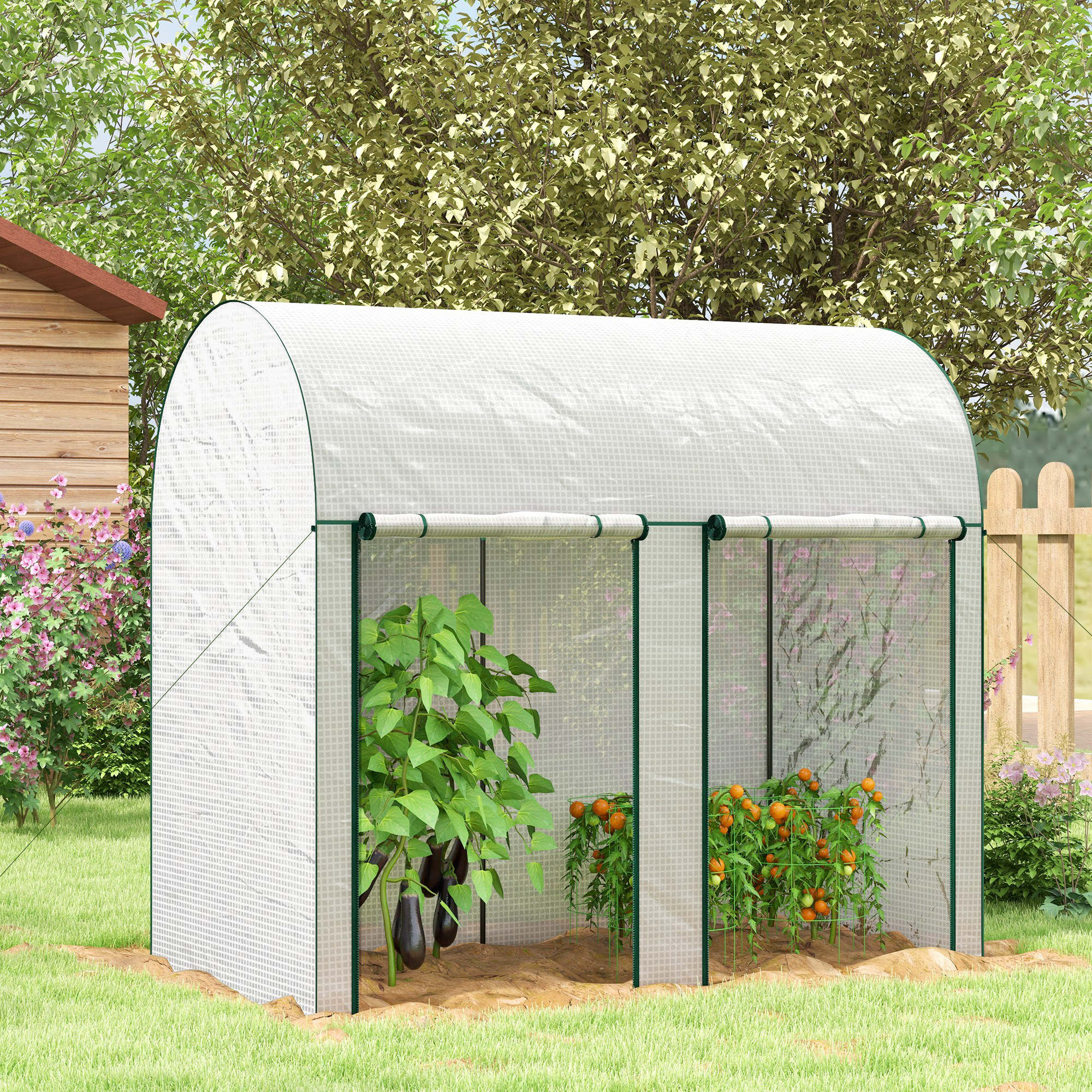 Porte avvolgibili con cerniera e ventilazione