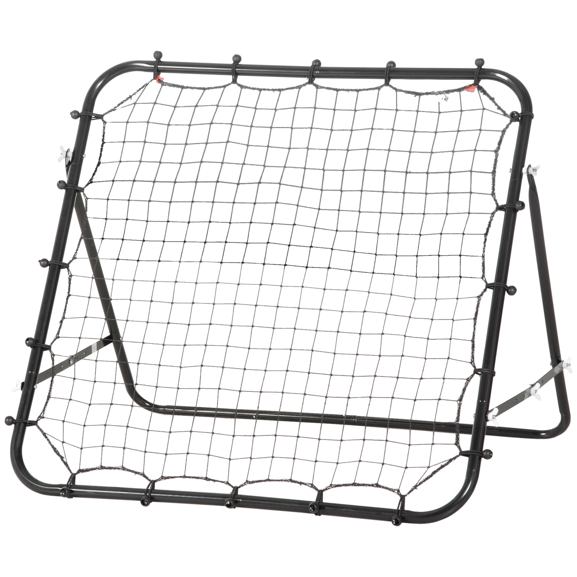 Red De Rebote Reboteador De Metal Con Ángulo Ajustable Para Entrenamiento De Deportes 96x80x96 Cm_ecoleips.com