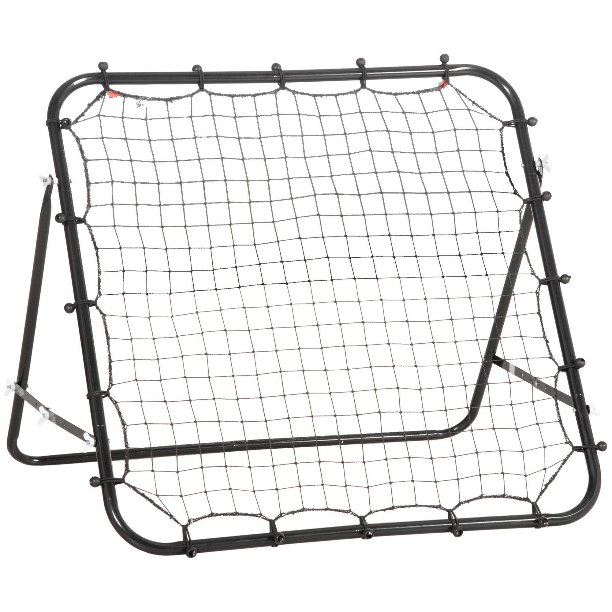 Red De Rebote Reboteador De Metal Con Ángulo Ajustable Para Entrenamiento De Deportes 96x80x96 Cm_ecoleips.com