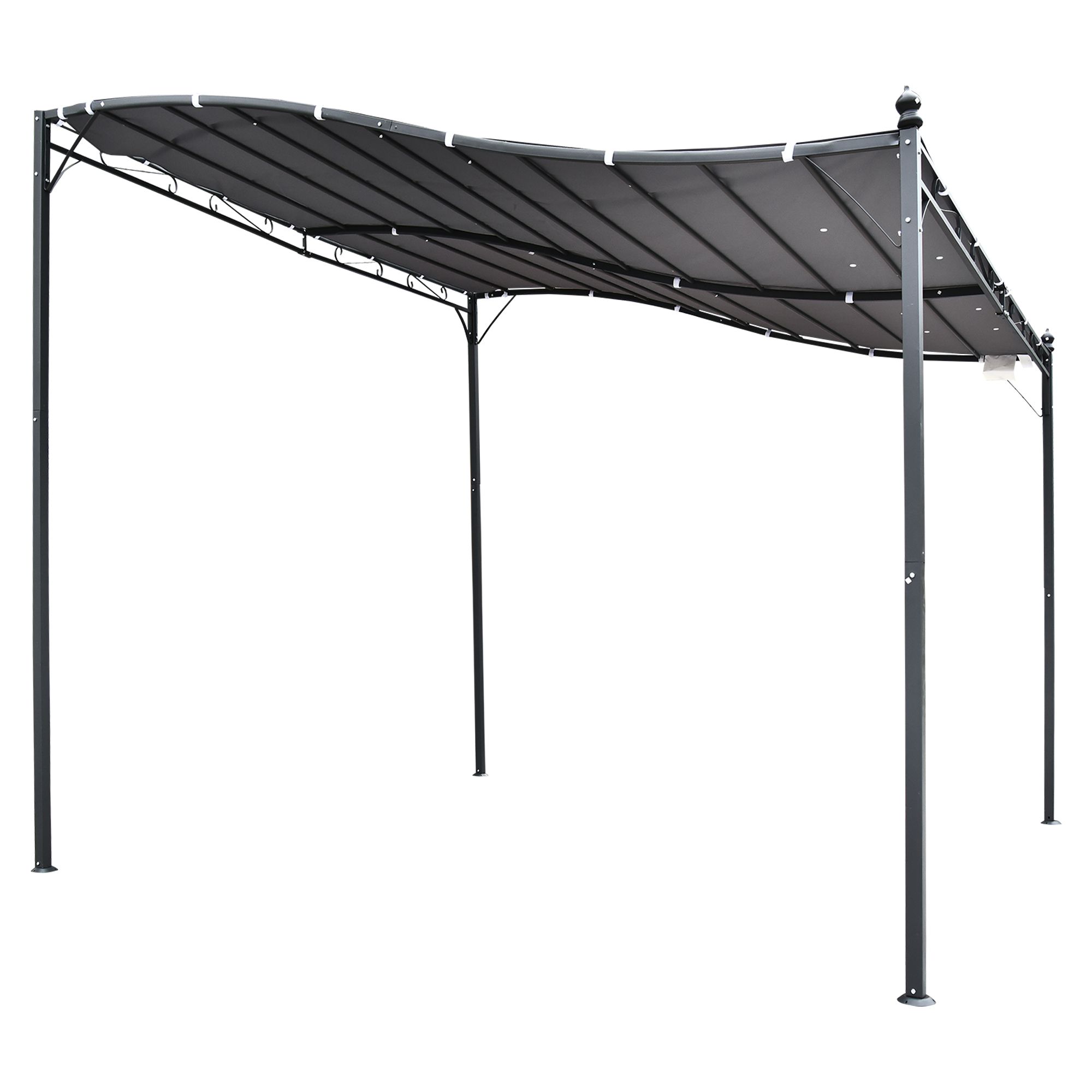 Pergola murale 3x3m - Aperçu