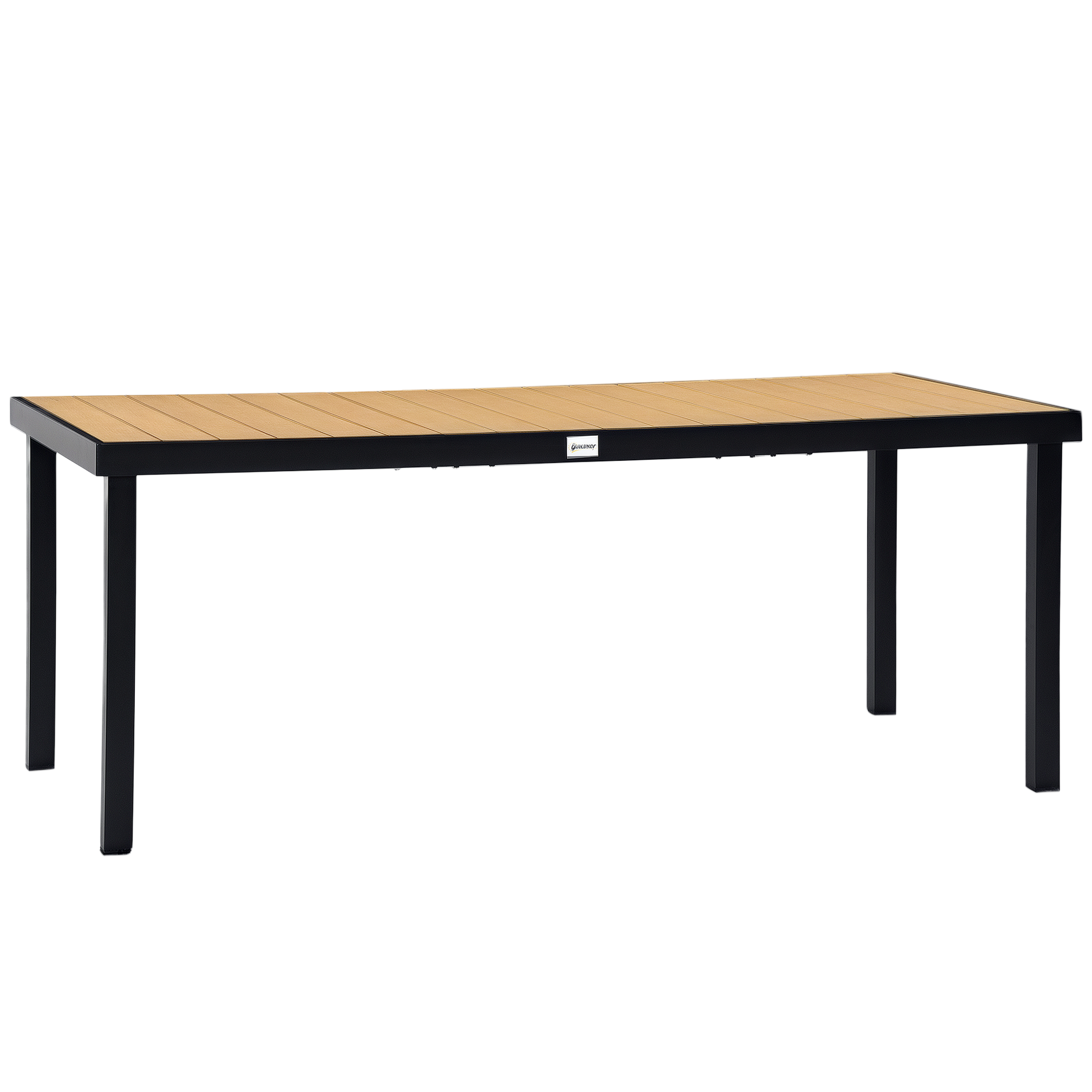 mesa de comedor de terraza de aluminio