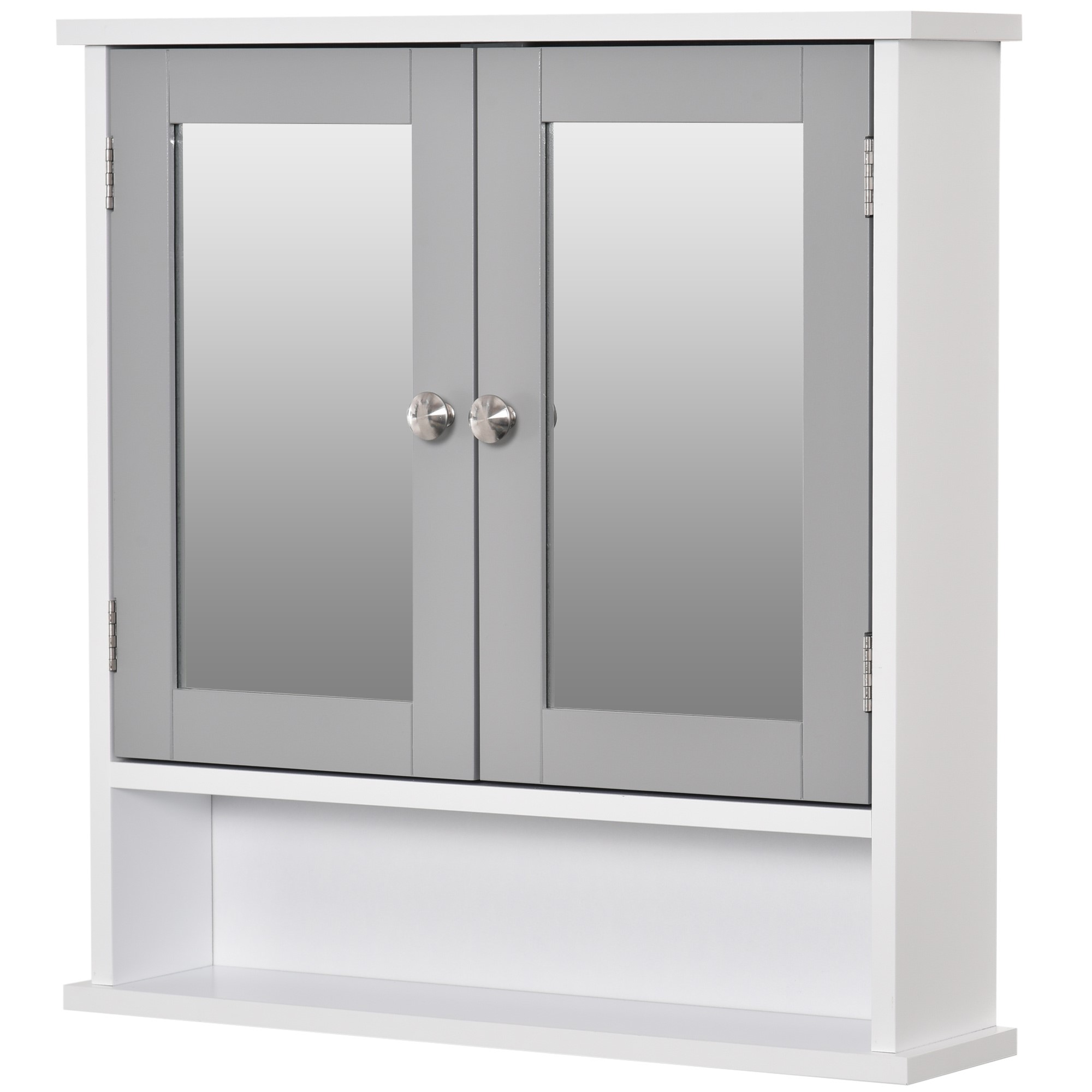 Bathroom Wall Storage Cabinet - Grey_voghion.com