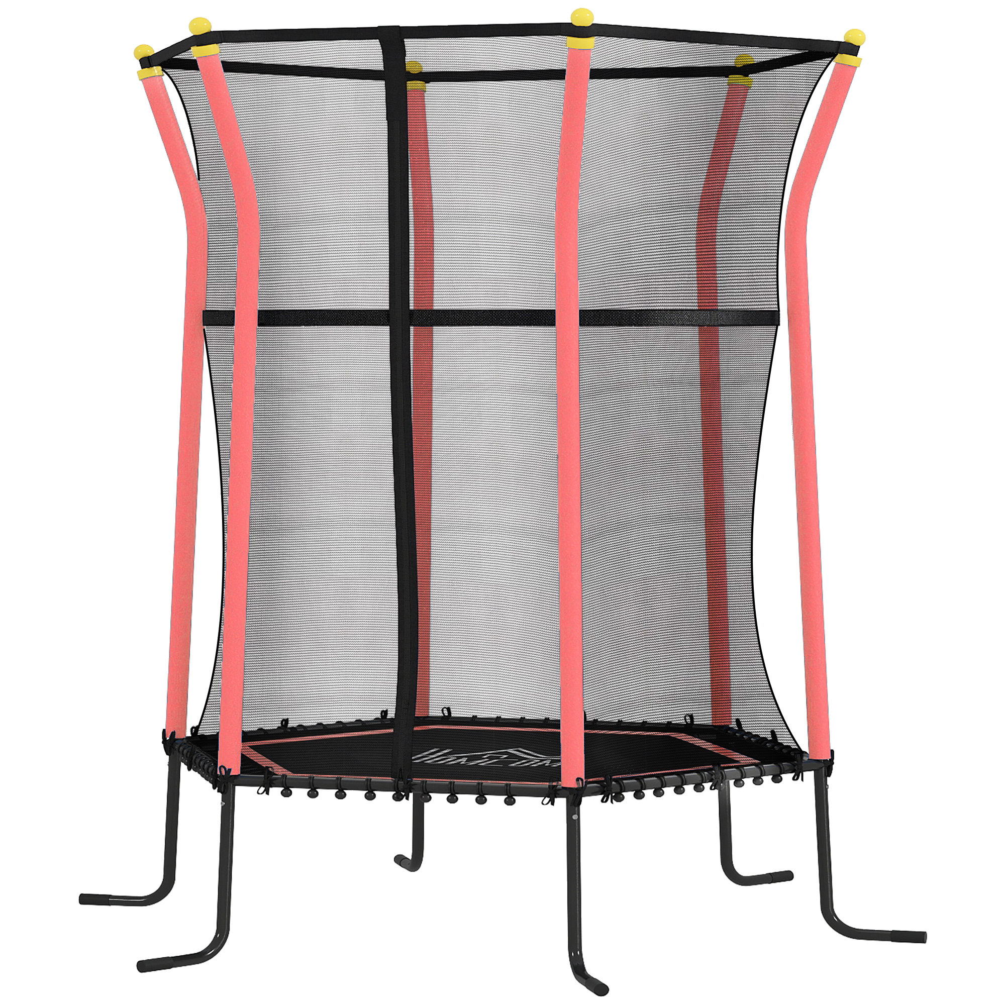 trampolino con rete