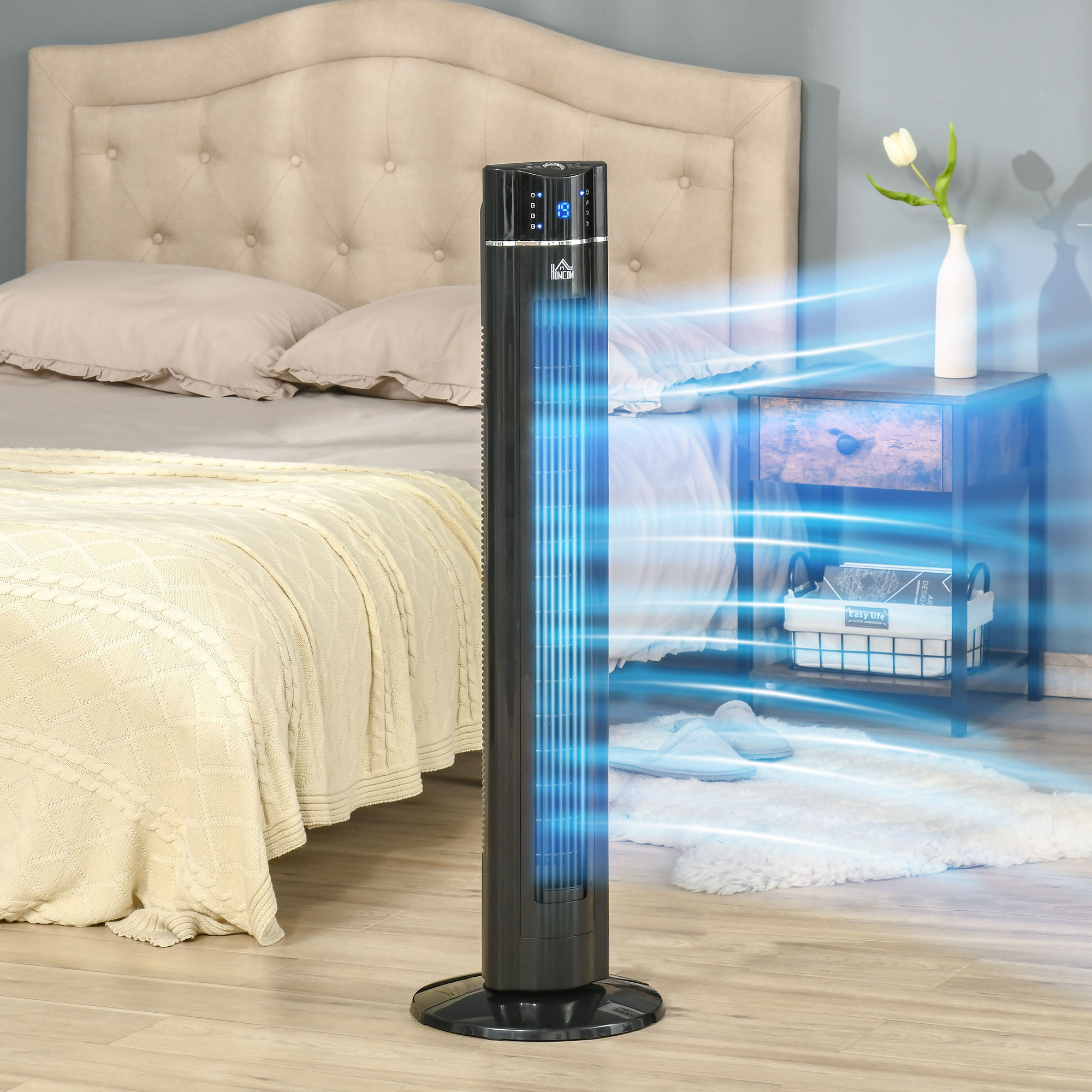 Ventilador 2 en 1 con oscilación