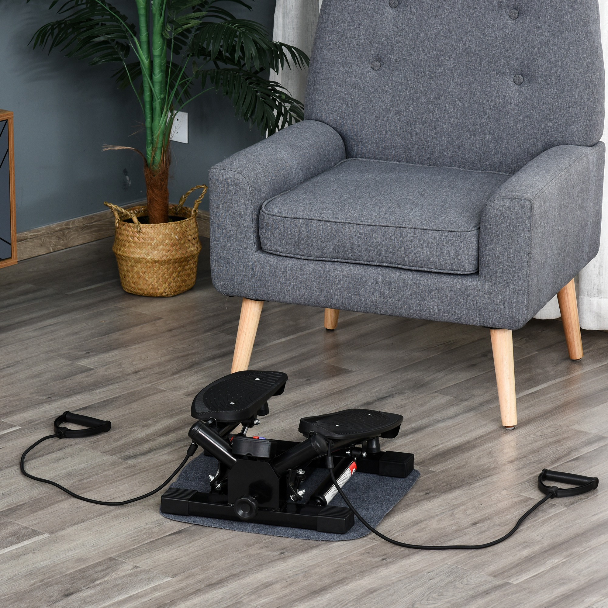 Portable Mini Stepper Exercise Machine For Legs And Arms Toning_voghion.com