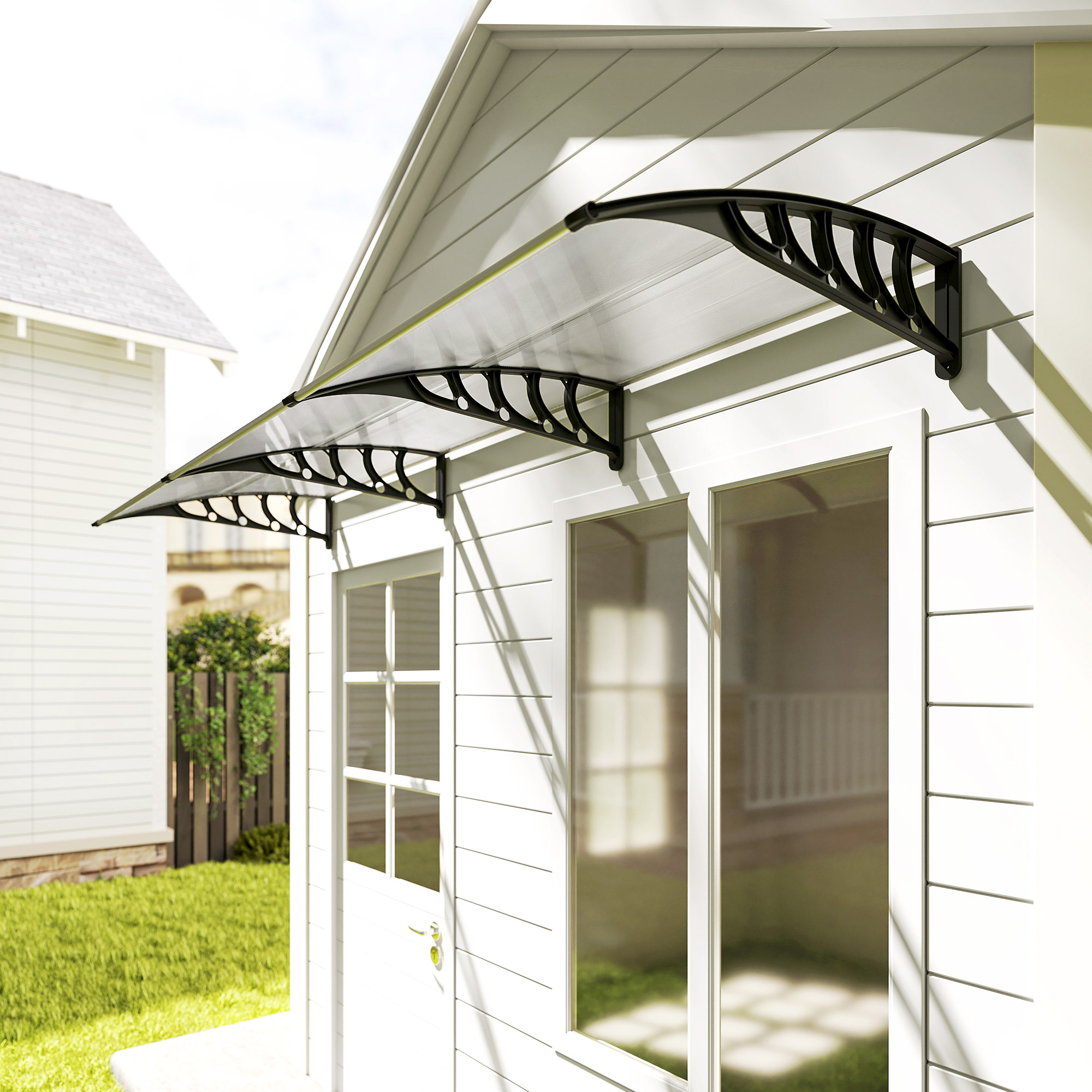 Marquesa Para Puertas Y Ventanas, Tejadillo De Policarbonato_voghion.com
