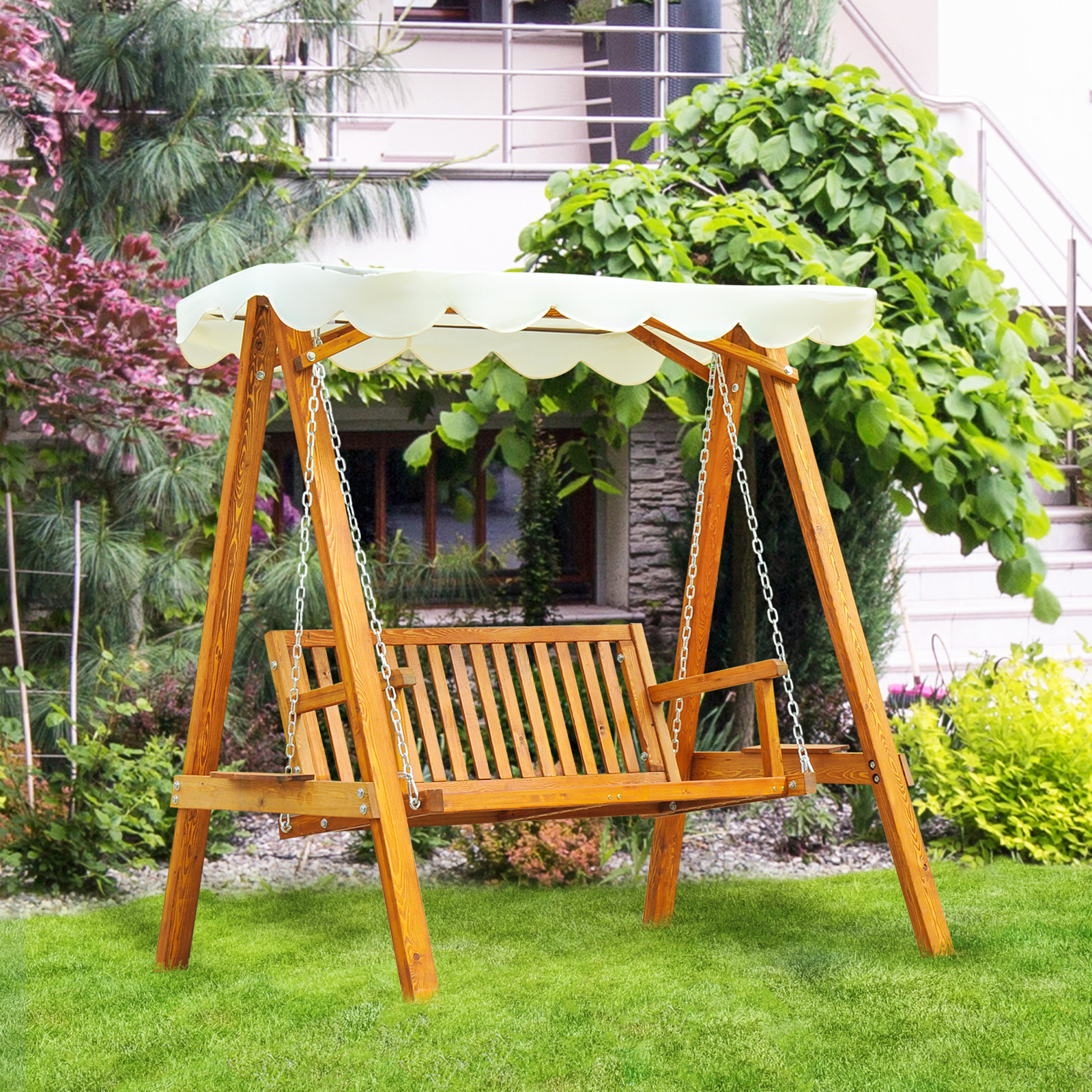 Chaînes galvanisées et structure bois