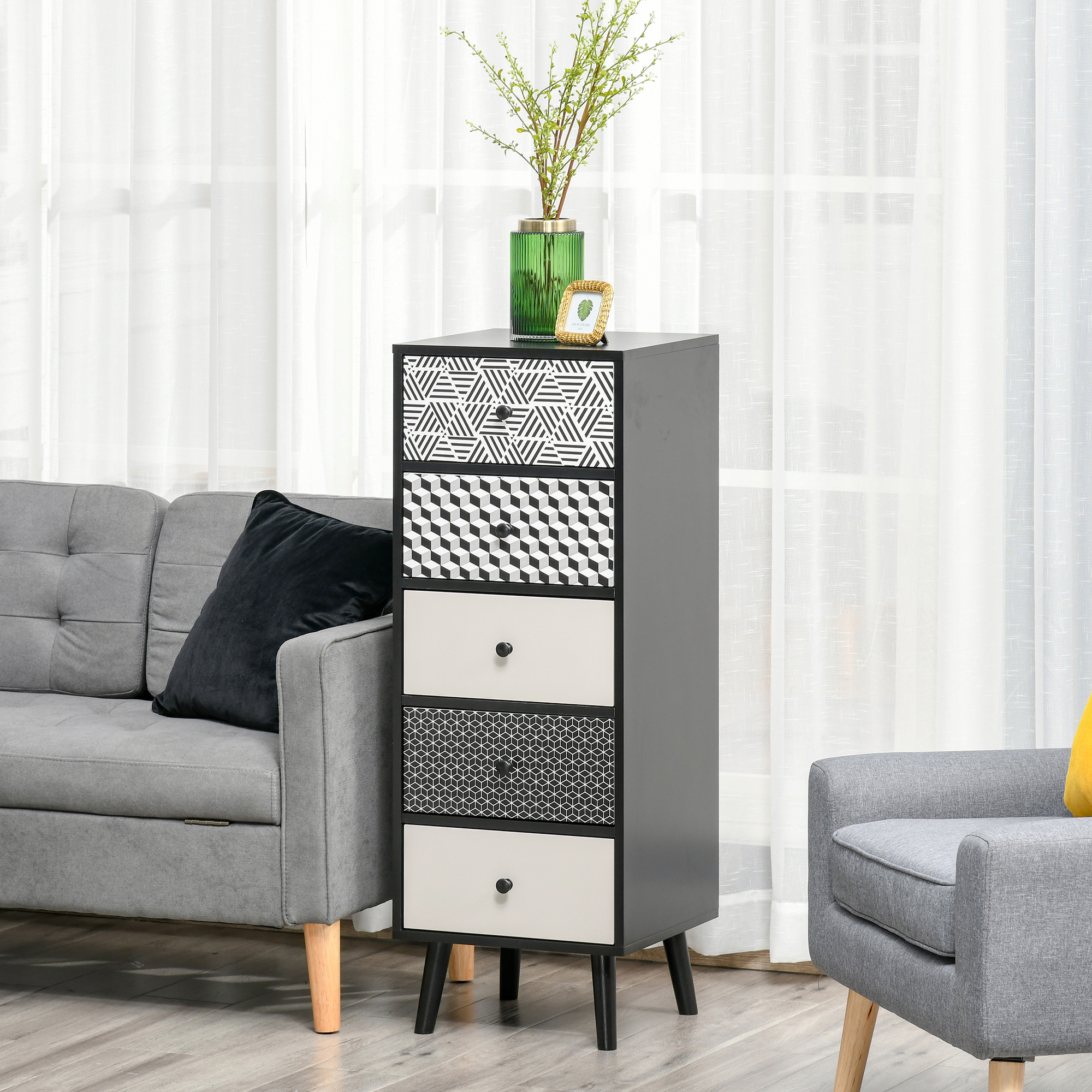 Cómoda, cajonera, muebles para el hogar, sala de estar, ático