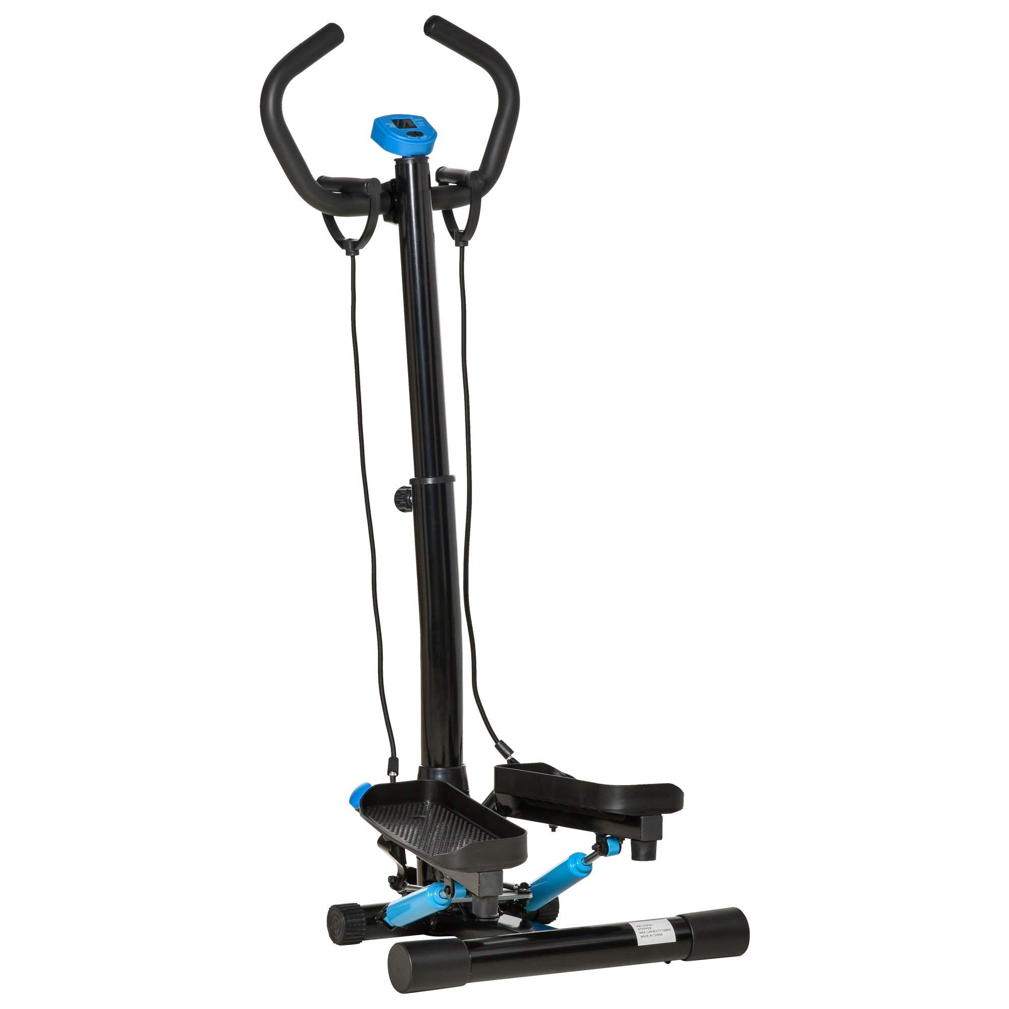 Adjustable Twist Stepper Fitness Machine With Lcd And Handlebars_voghion.com