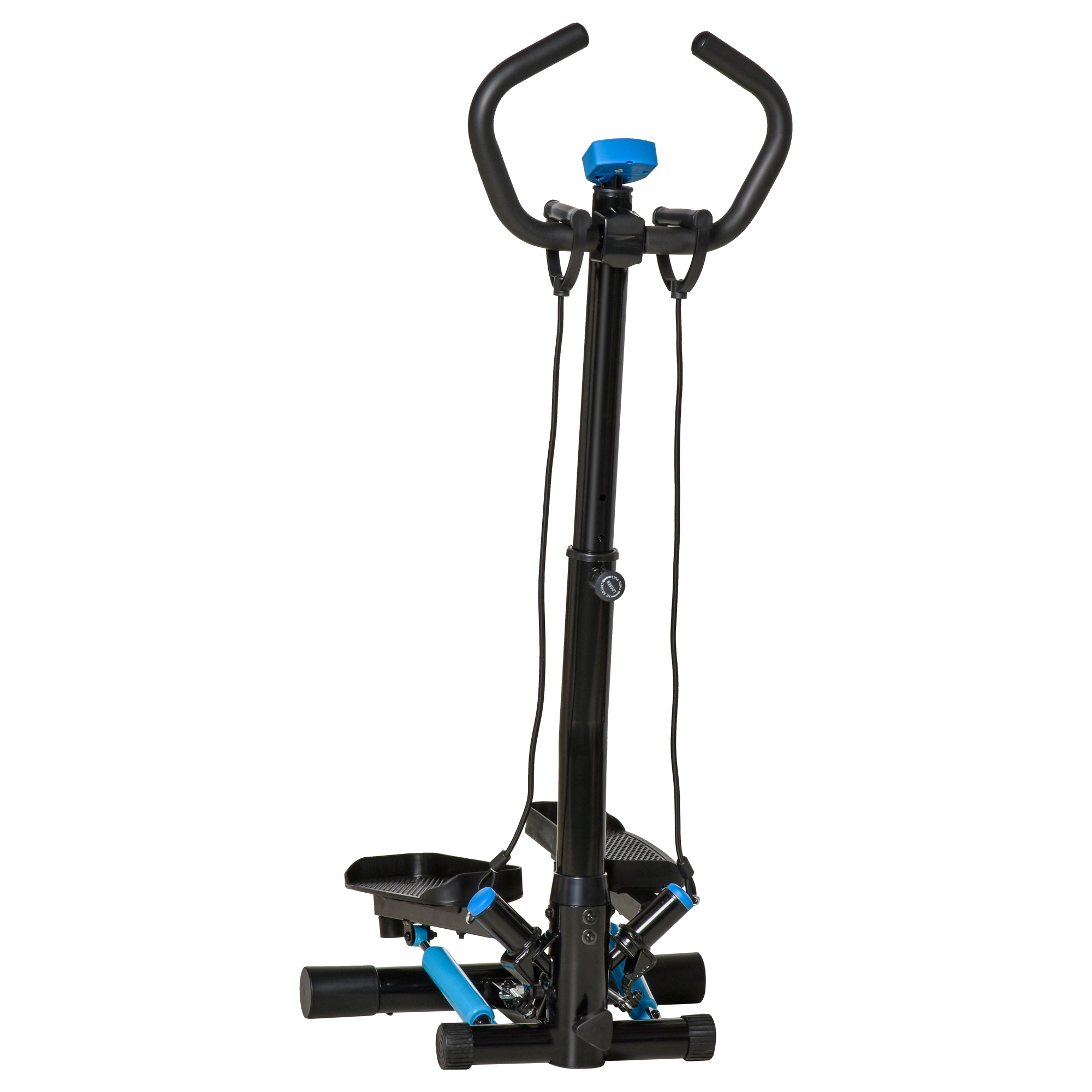 Adjustable Twist Stepper Fitness Machine With Lcd And Handlebars_voghion.com