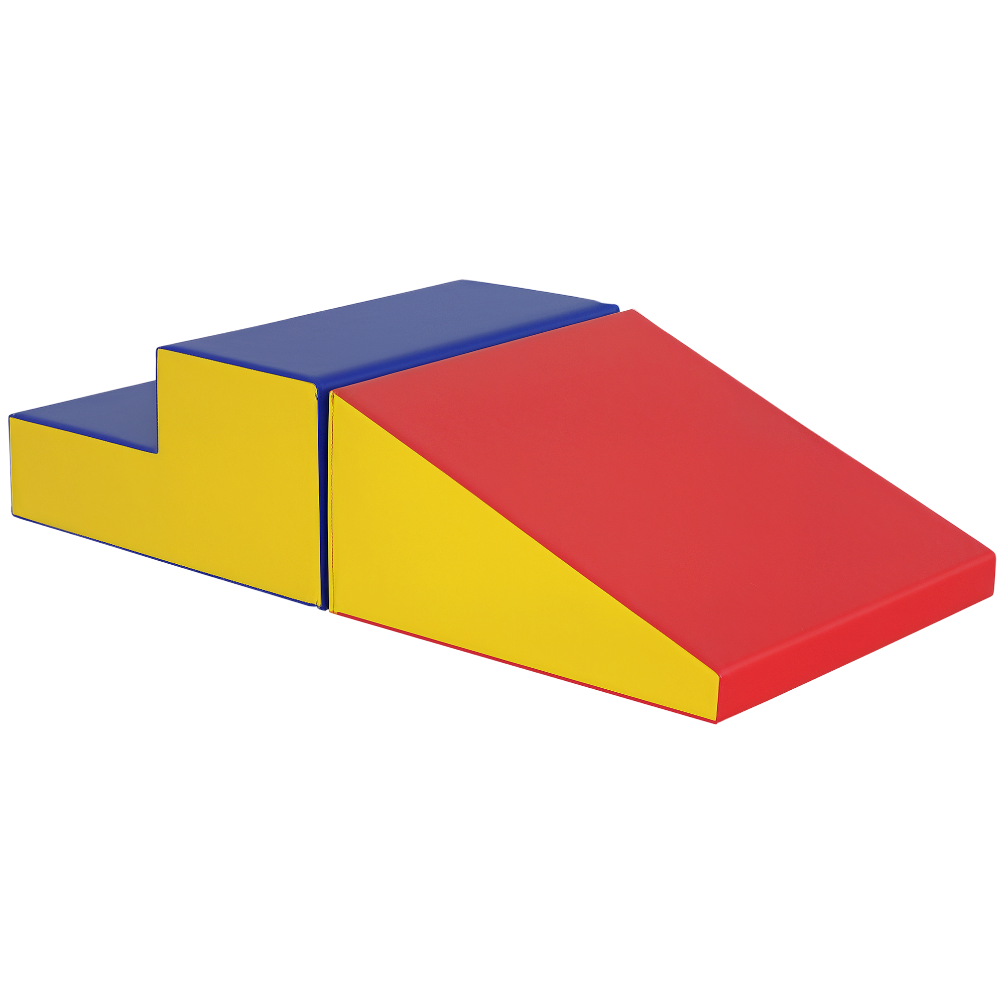 Soozier 2-Piece Climb & Crawl Activity Play Foam Building Blocks for Toddlers with a Soft High-Density Foam Material