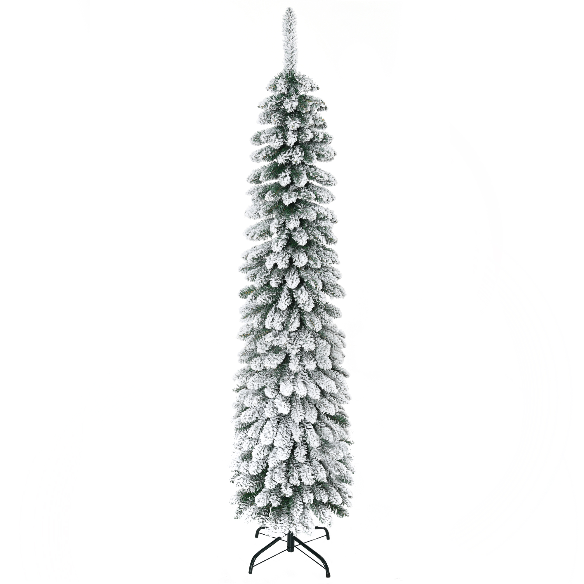 Sapin de Noël artificiel enneigé Irovami 180 cm vue d'ensemble