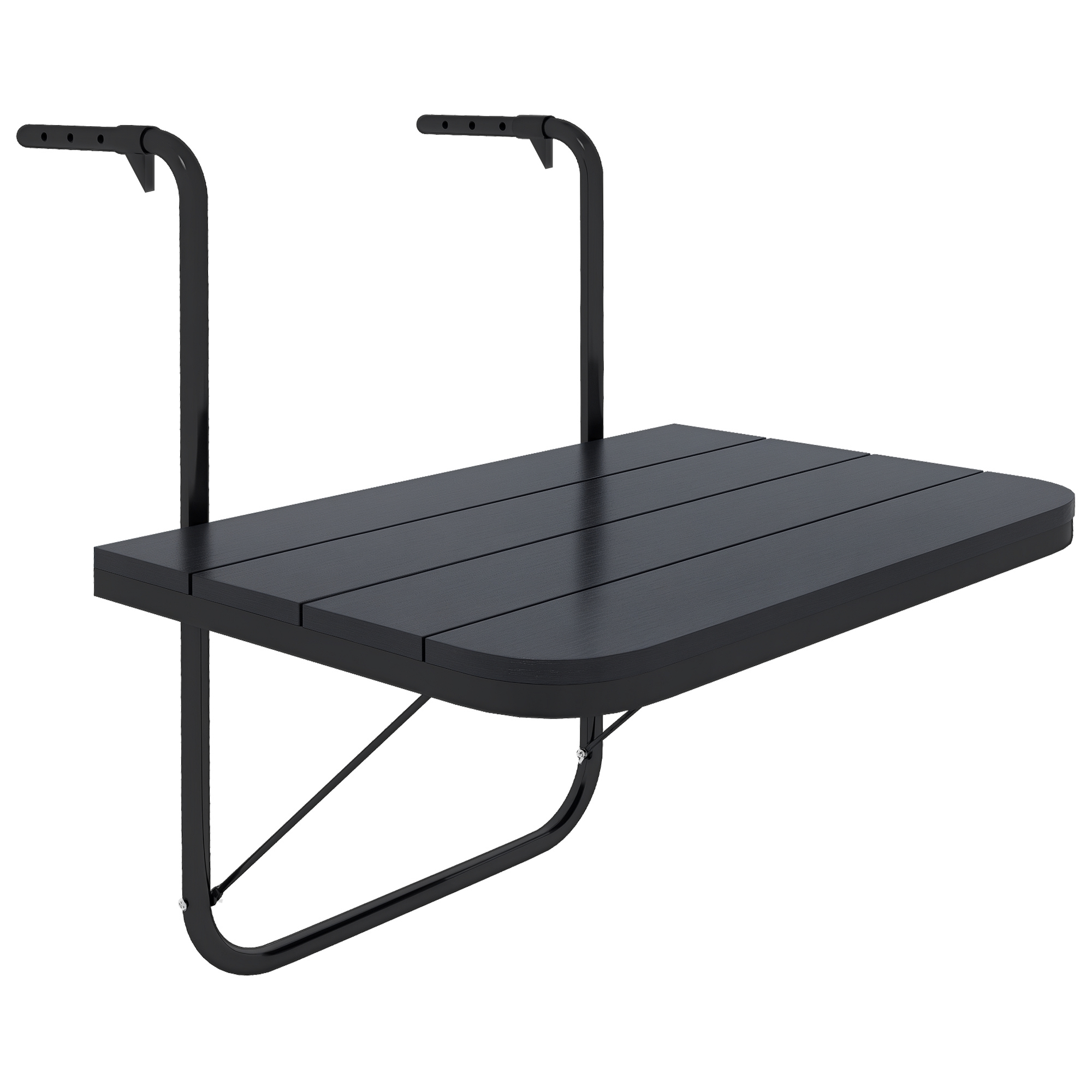 Mesa plegable de aluminio para balcón