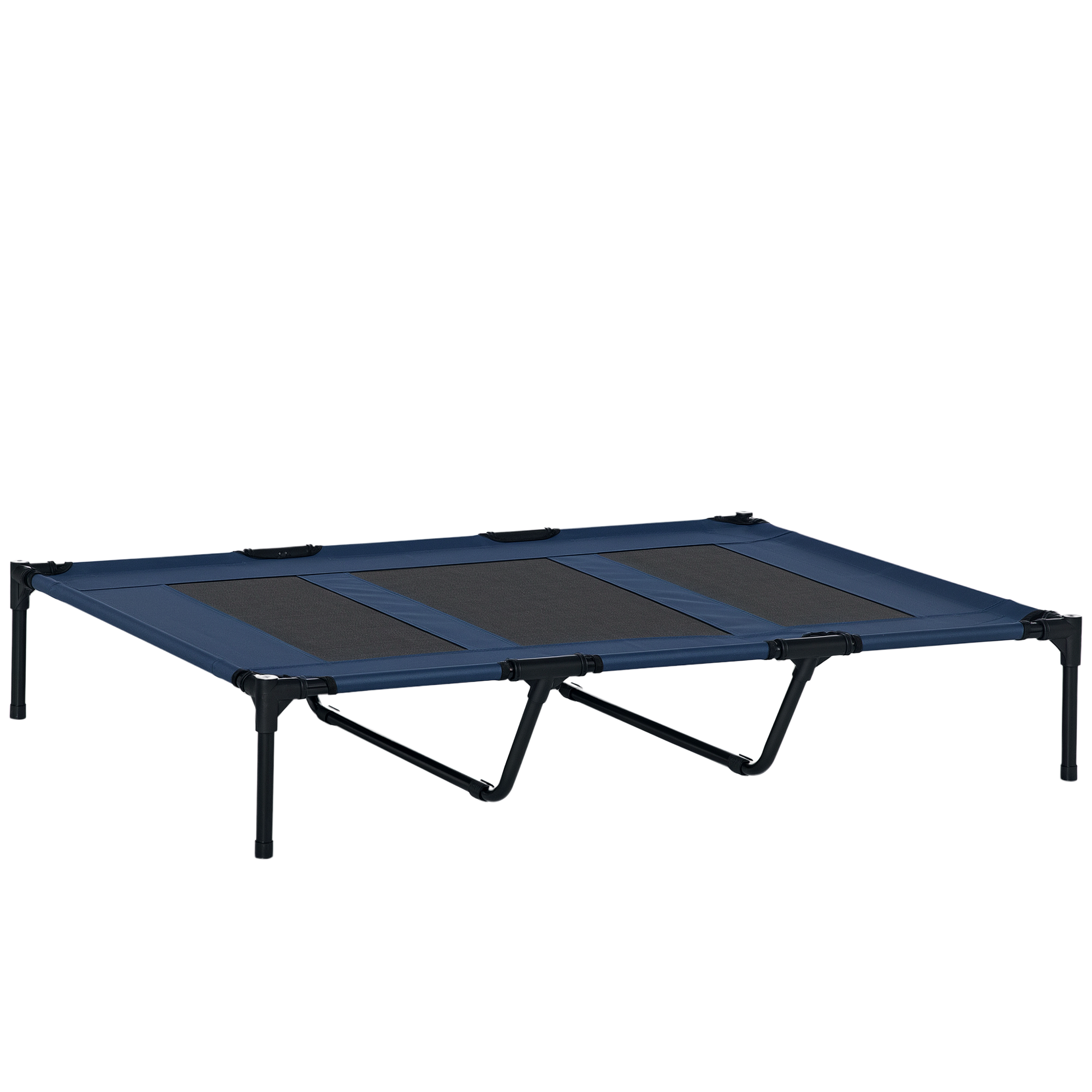 48" x 36" Elevated Breathable Dog Bed w/ Carry Bag Dark Blue