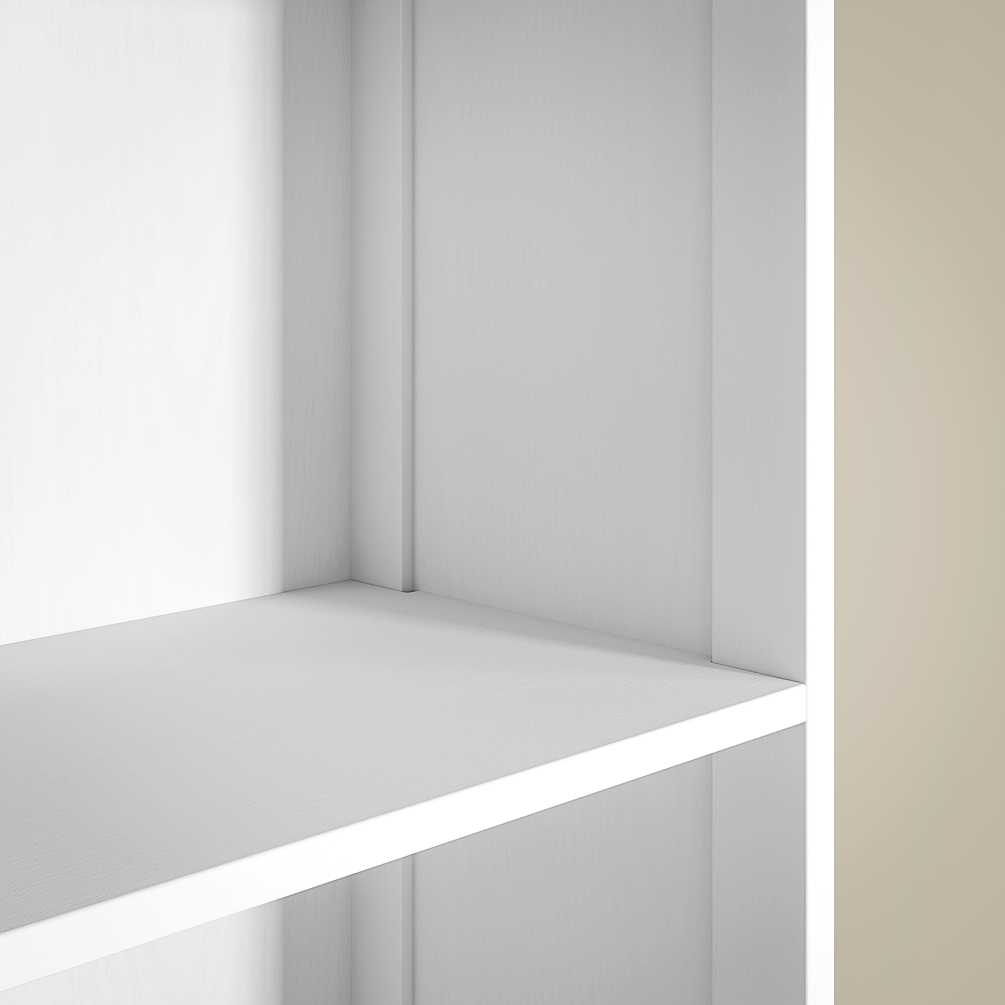 Badezimmerschrank mit 3 Einlegeböden, 1 Schublade, robust, MDF, weiß_voghion.com