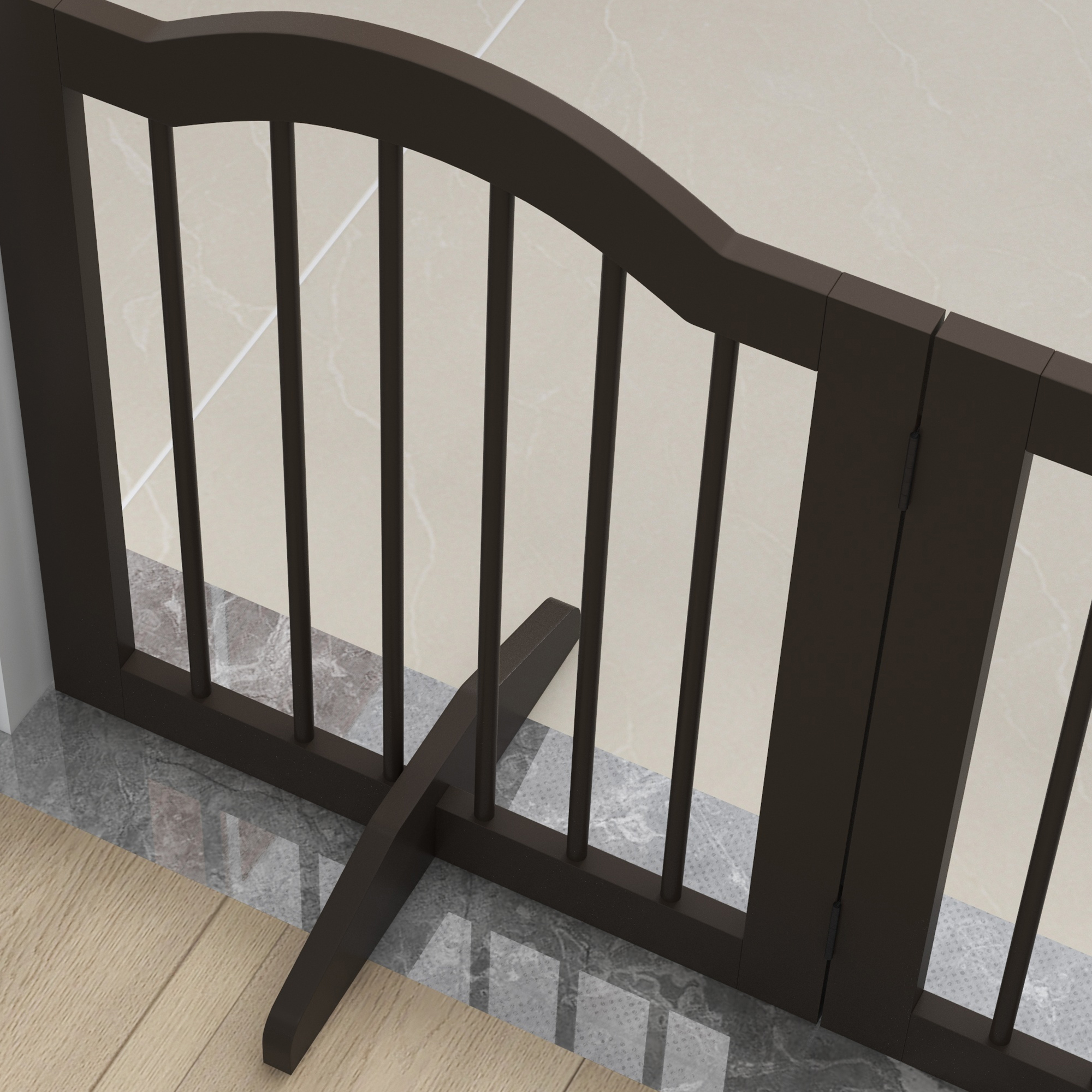 Barrera de seguridad plegable para perros pequeños 3 paneles_voghion.com