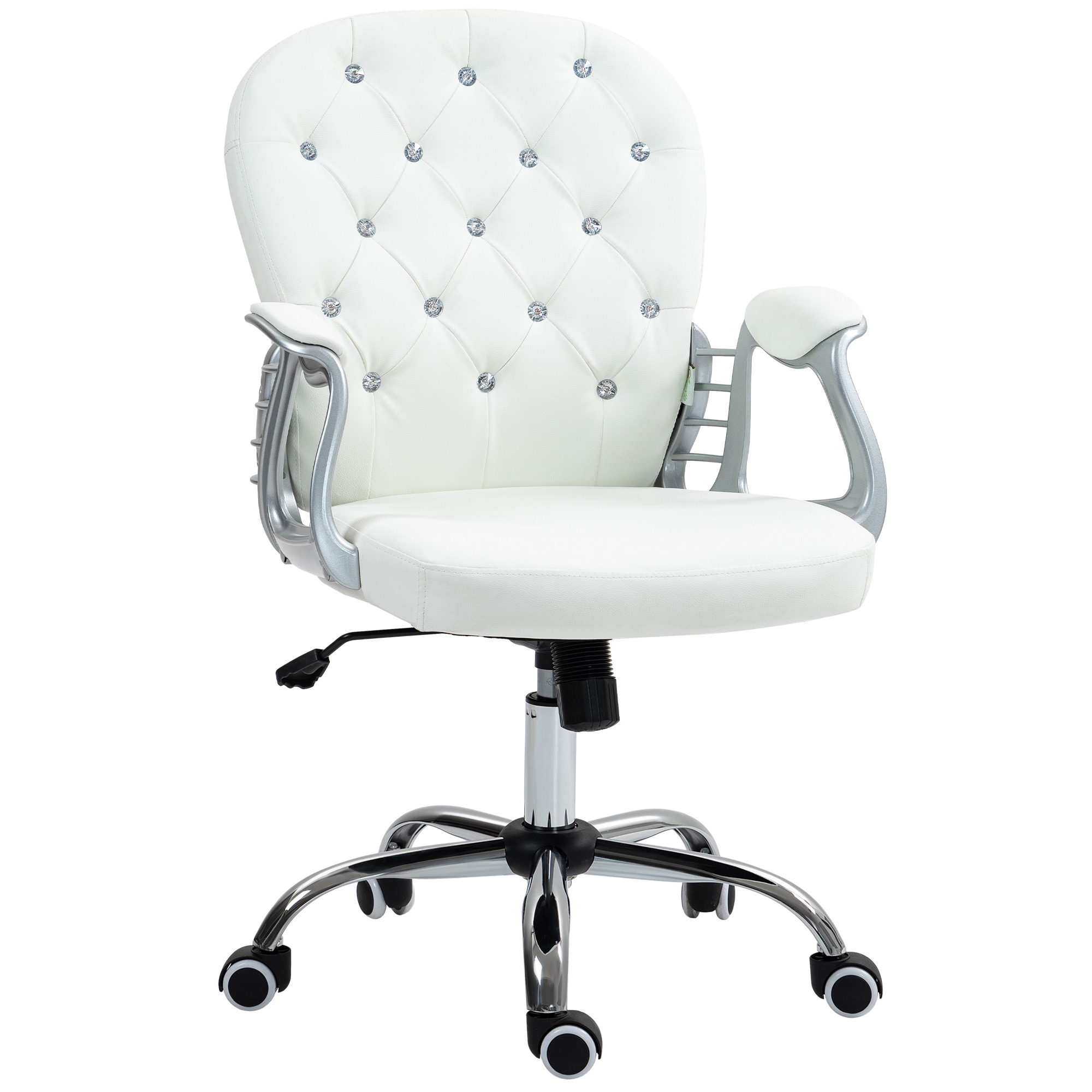 Chaise bureau ergonomique blanche Irovami