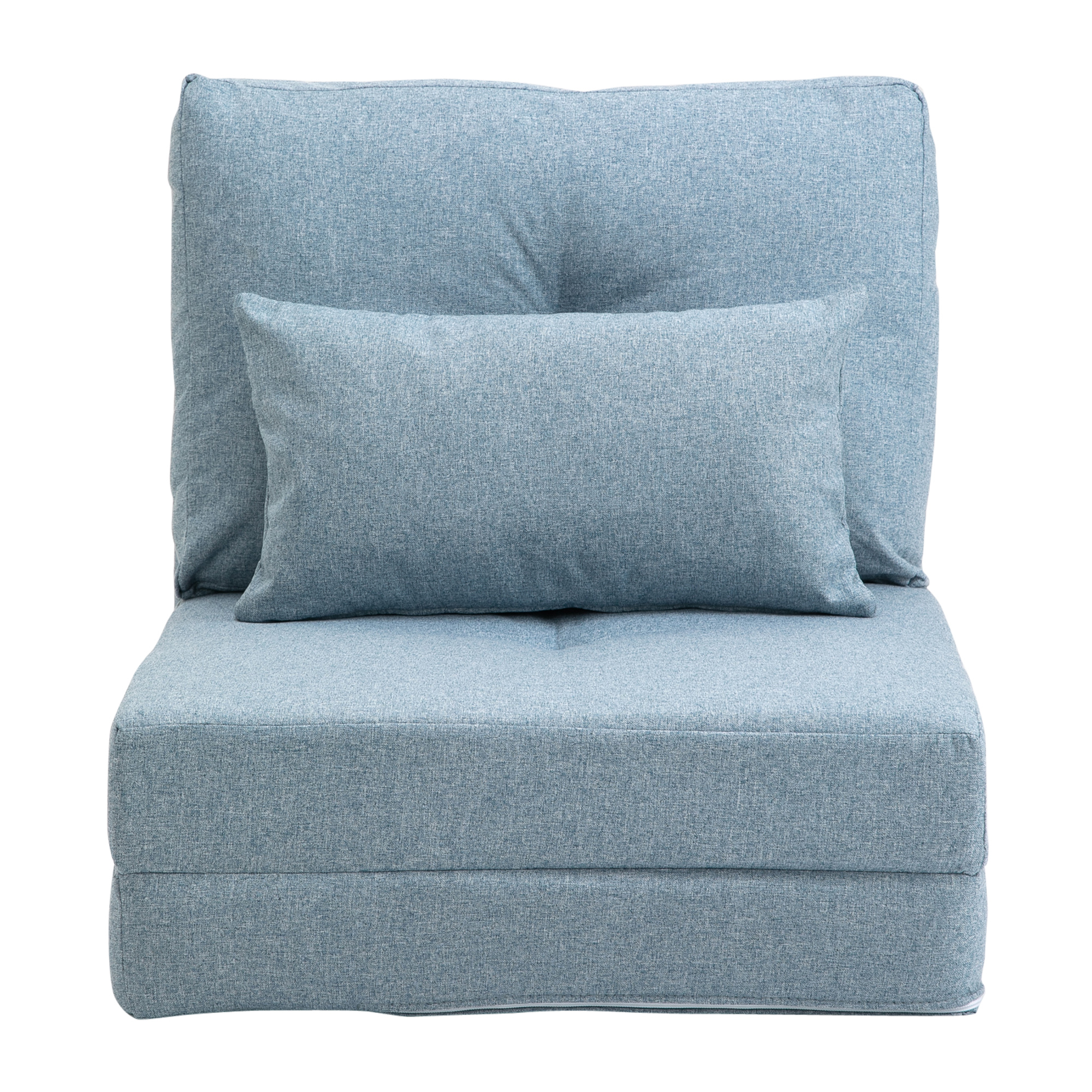 Fauteuil convertible Irovami bleu vue générale