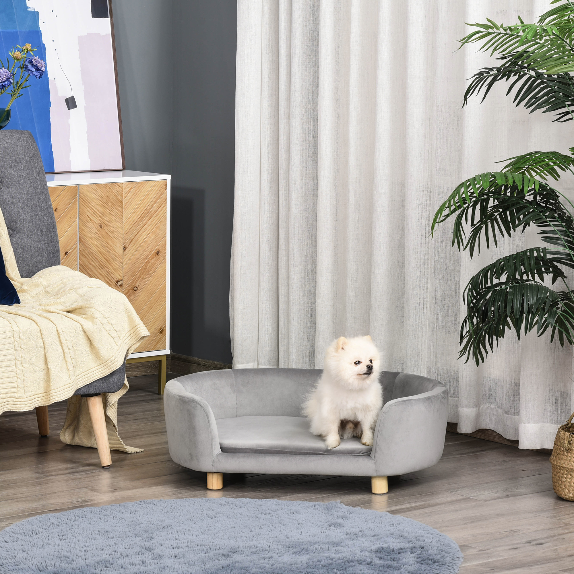 sofá cama para perros para uso doméstico en interiores