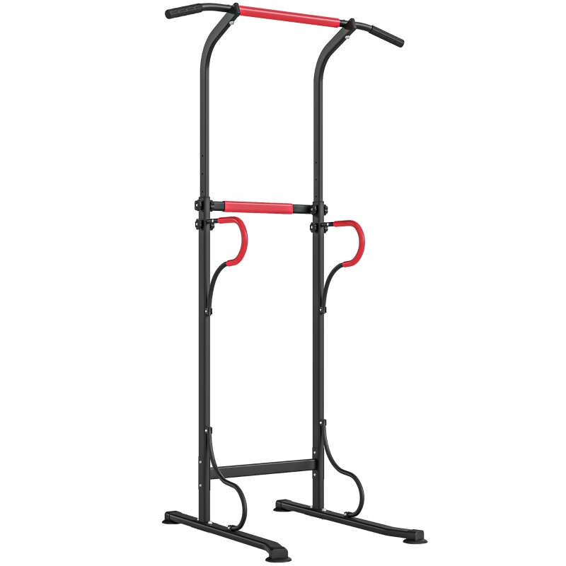 Multi-Function Home Gym Power Tower – Adjustable Height Dip Station & Pull Up Bar With Suction Cups For Stability_voghion.com