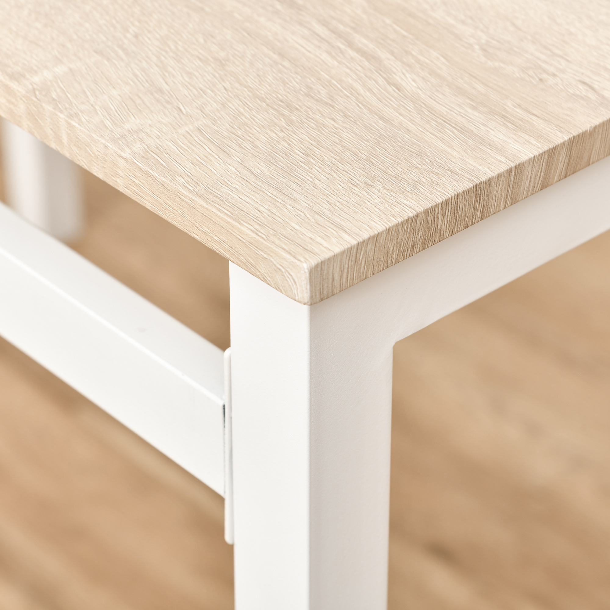 Juego de comedor 5 piezas mesa y 4 sillas estilo campestre