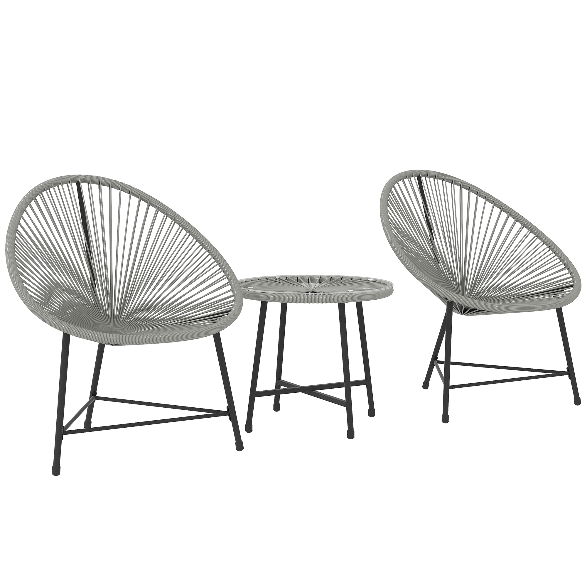 detalles de la silla de balcón de ratán