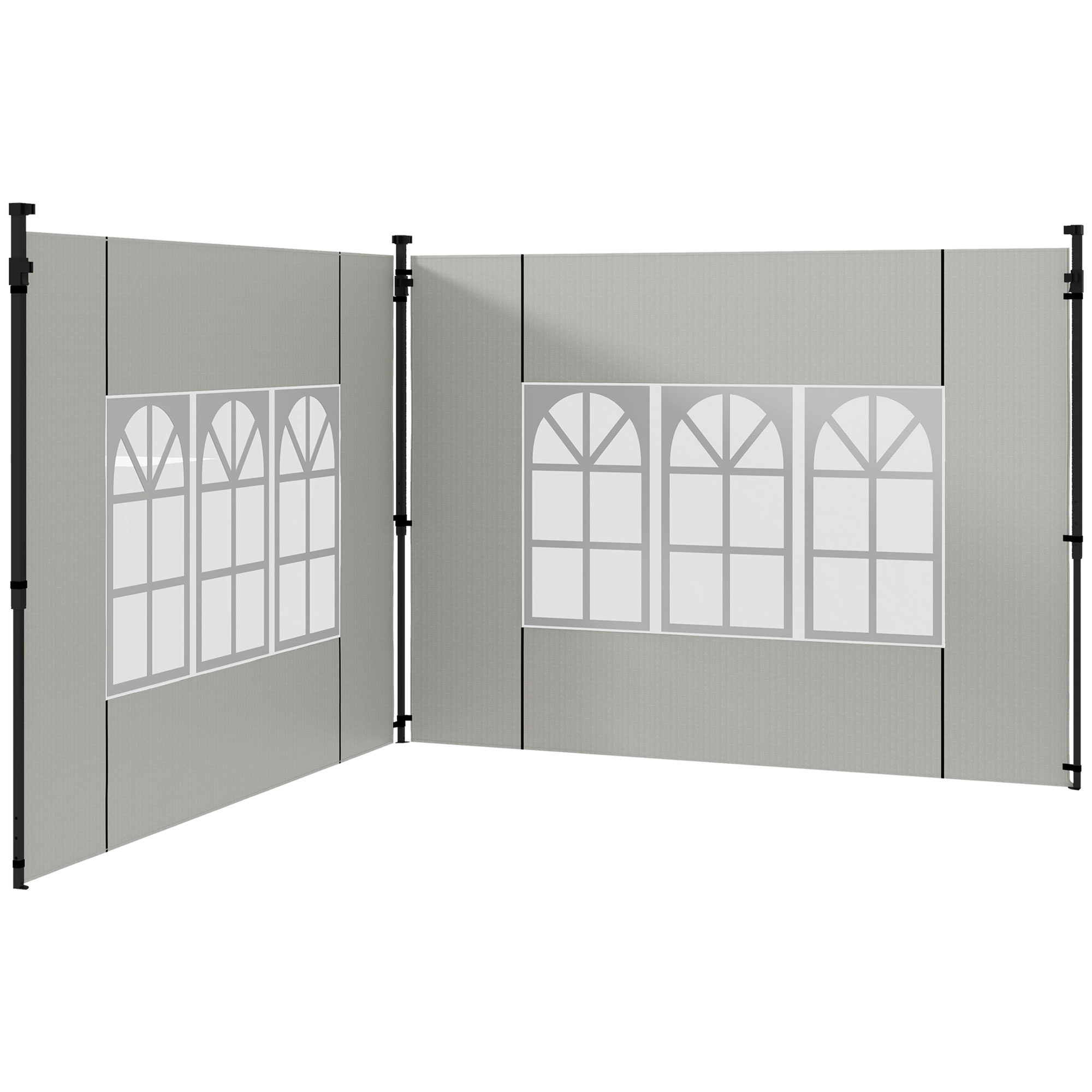 panelli gazebo dettaglio pe uv impermeabile
