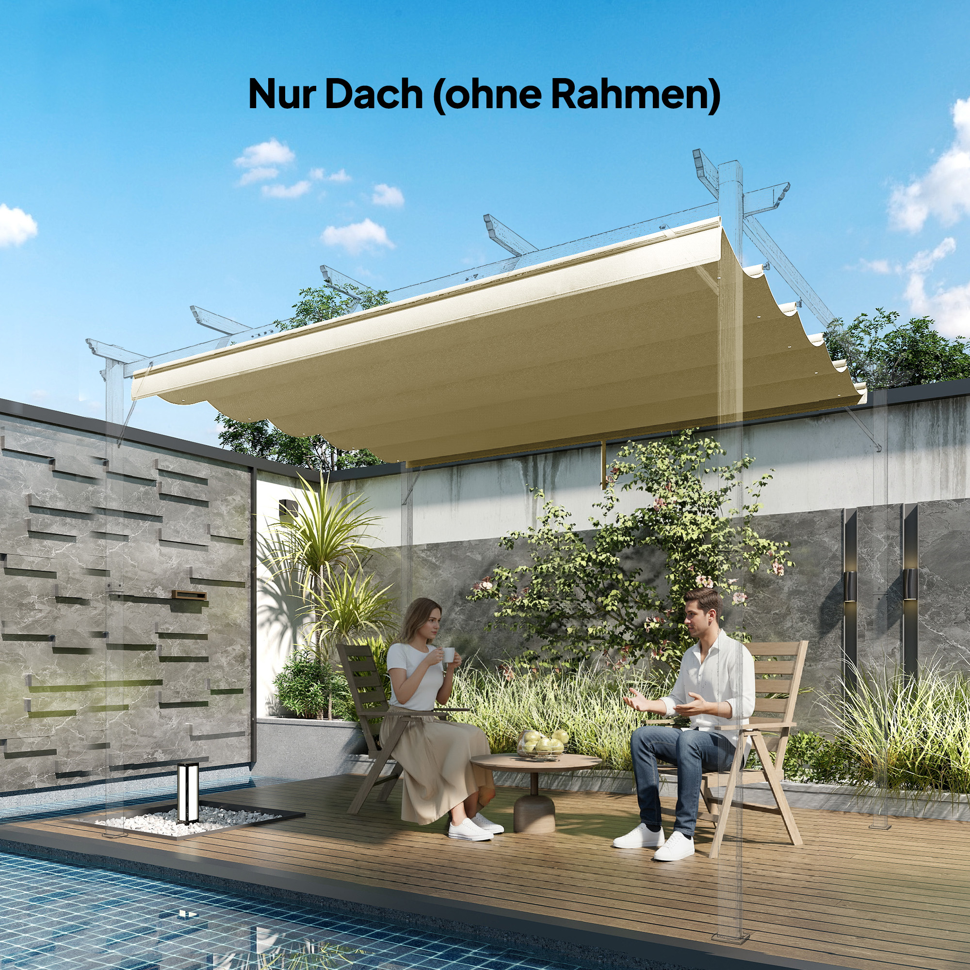 dimensioni telo ricambio pergola compatibilità universale
