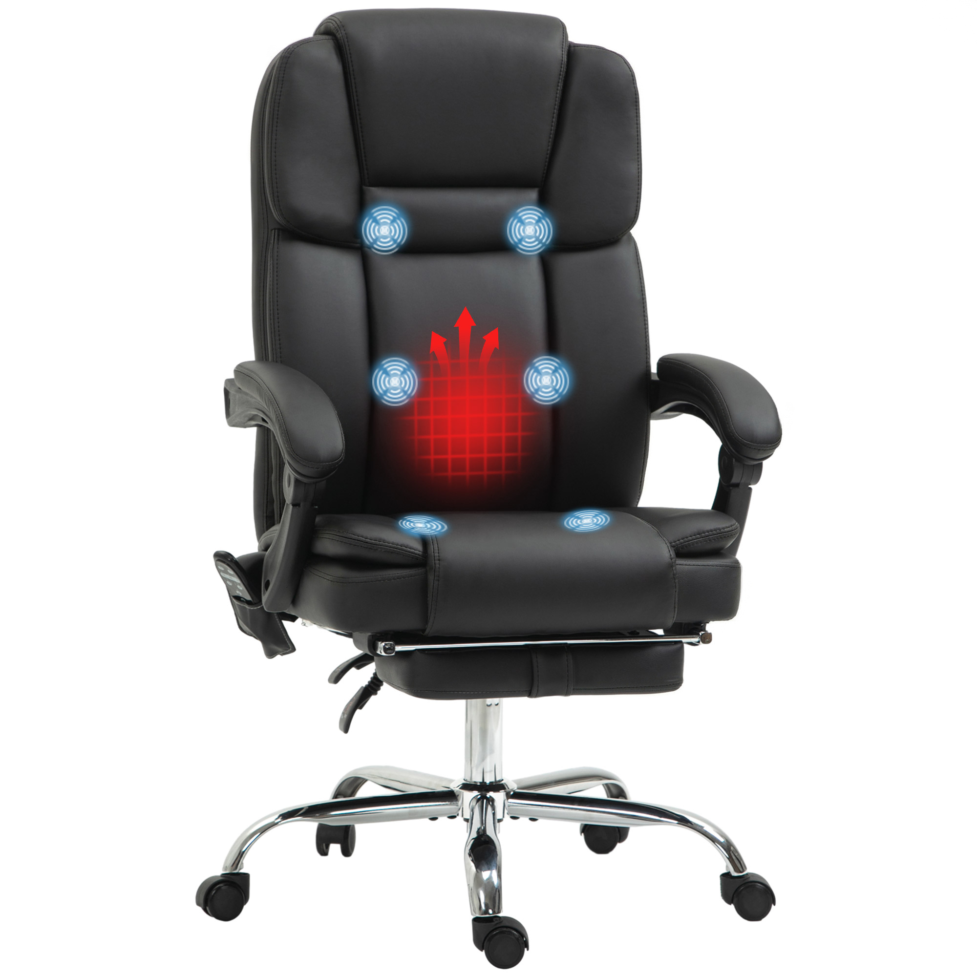 Détail des points de massage