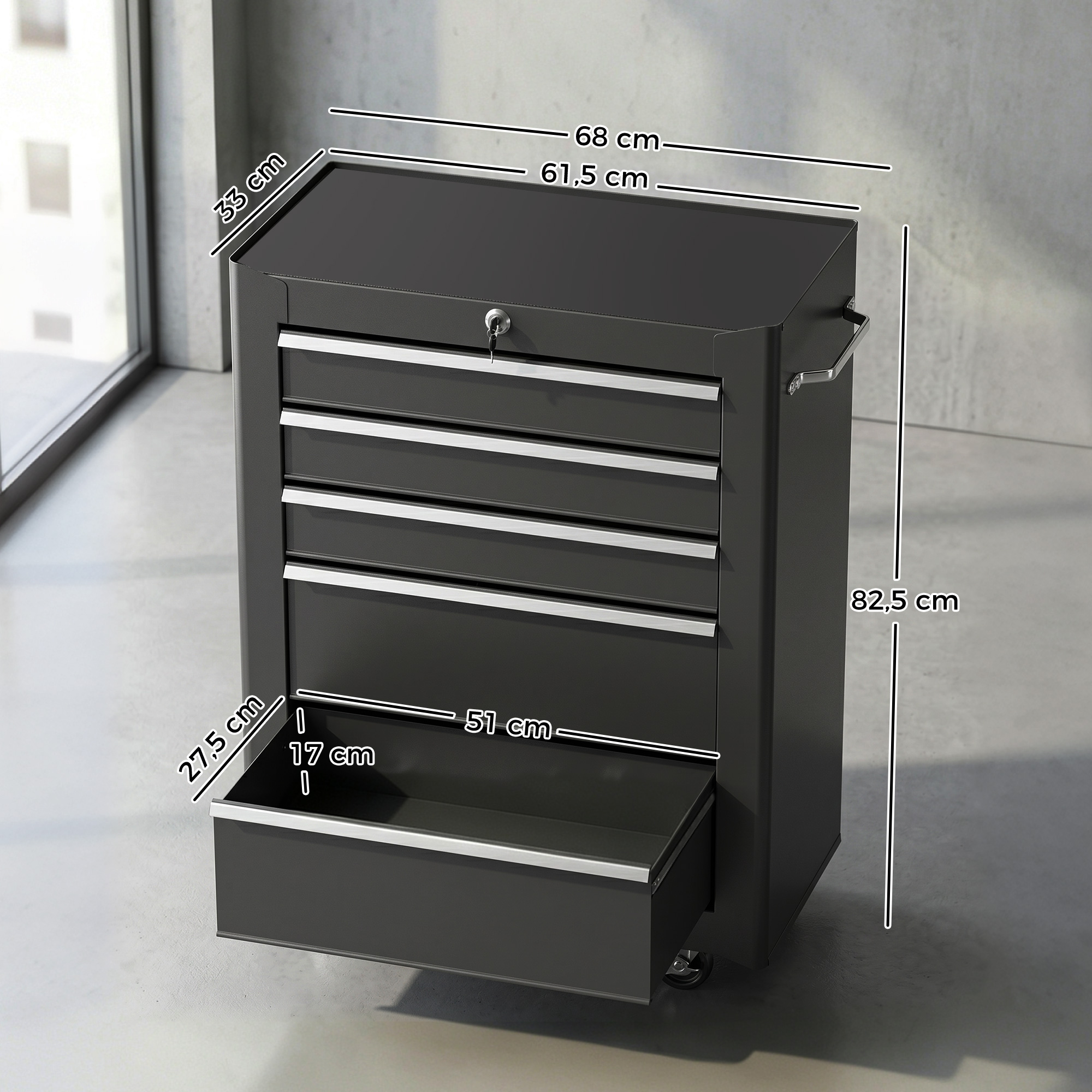 Armoire outils noire