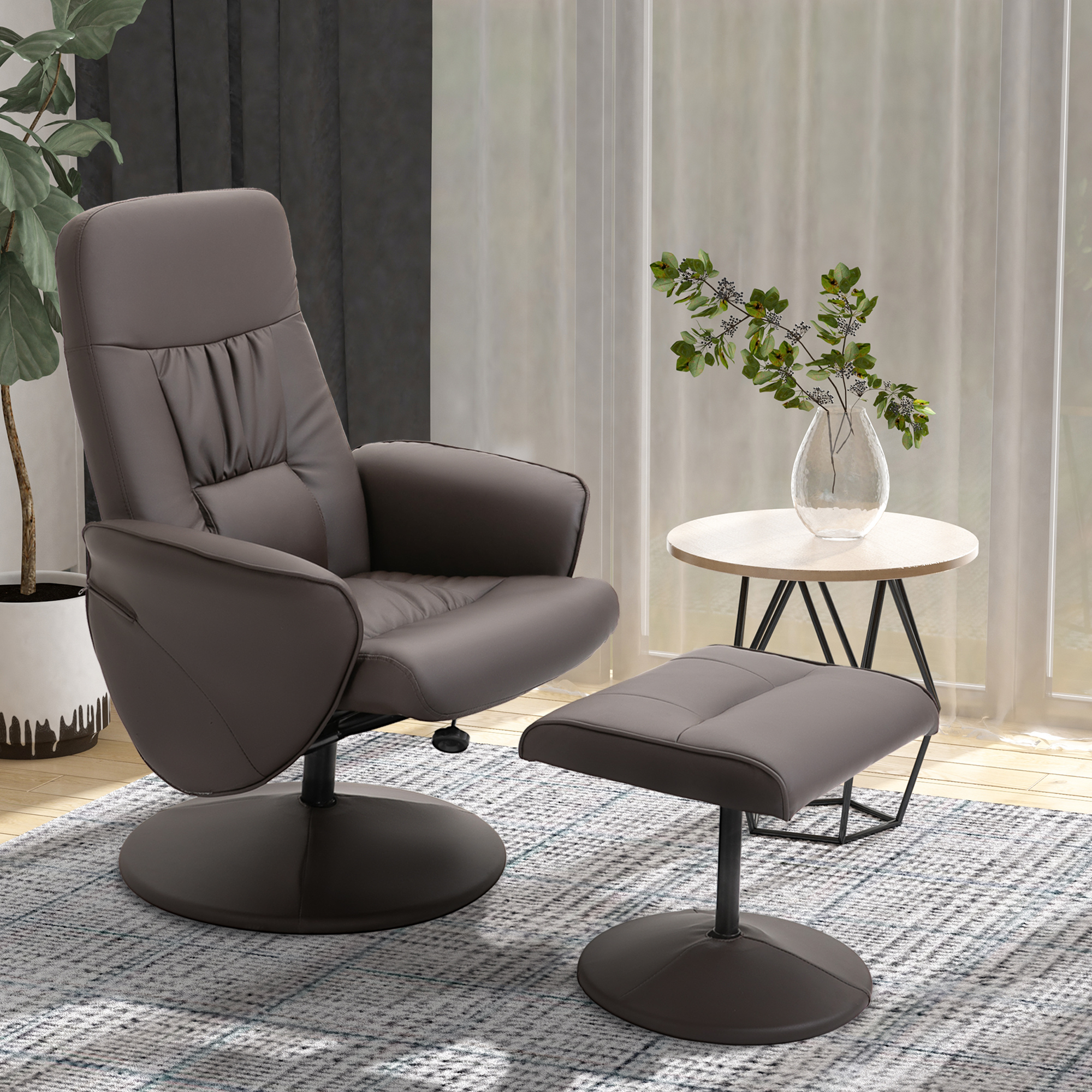 Fauteuil marron design