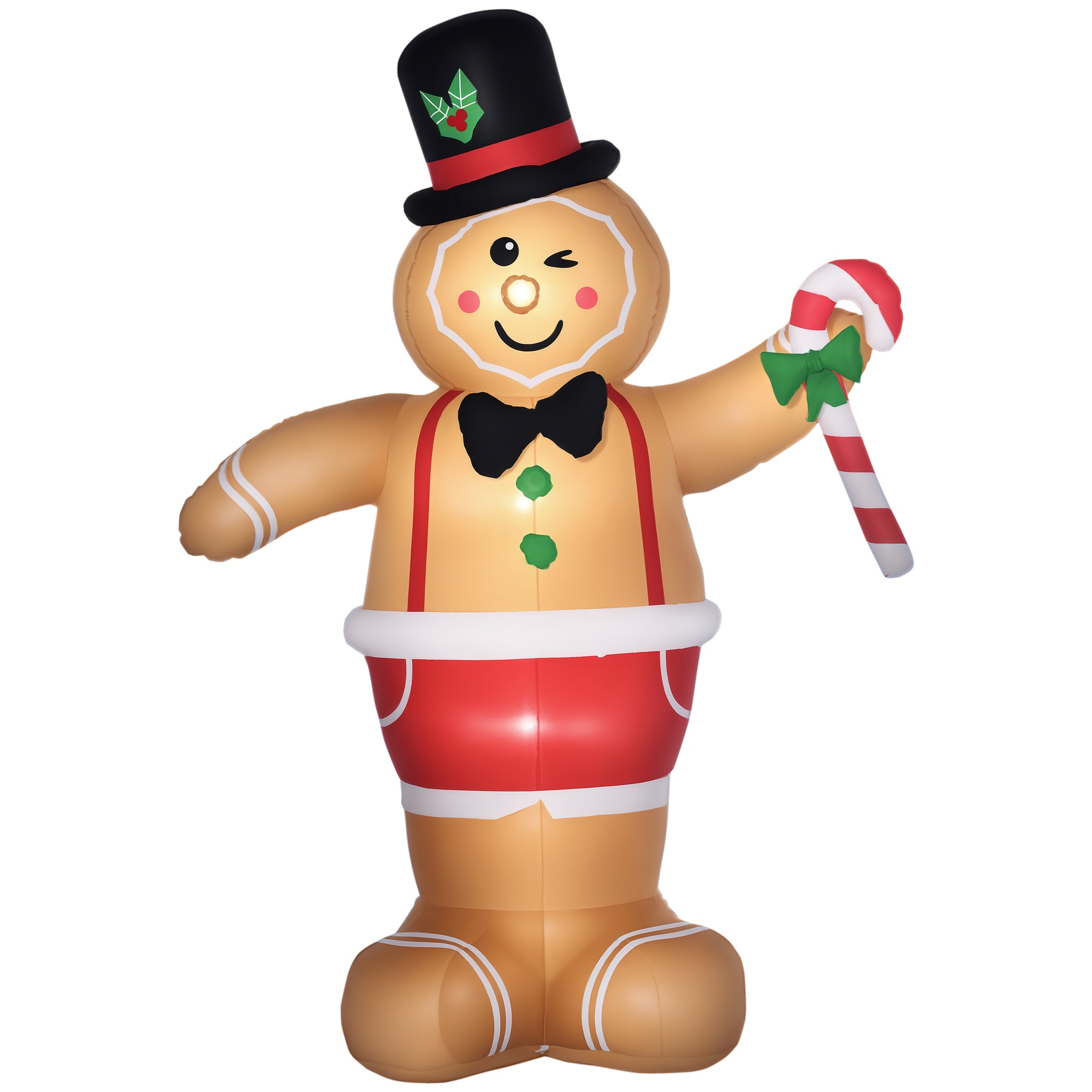Bonhomme pain d'épice gonflable 2 m