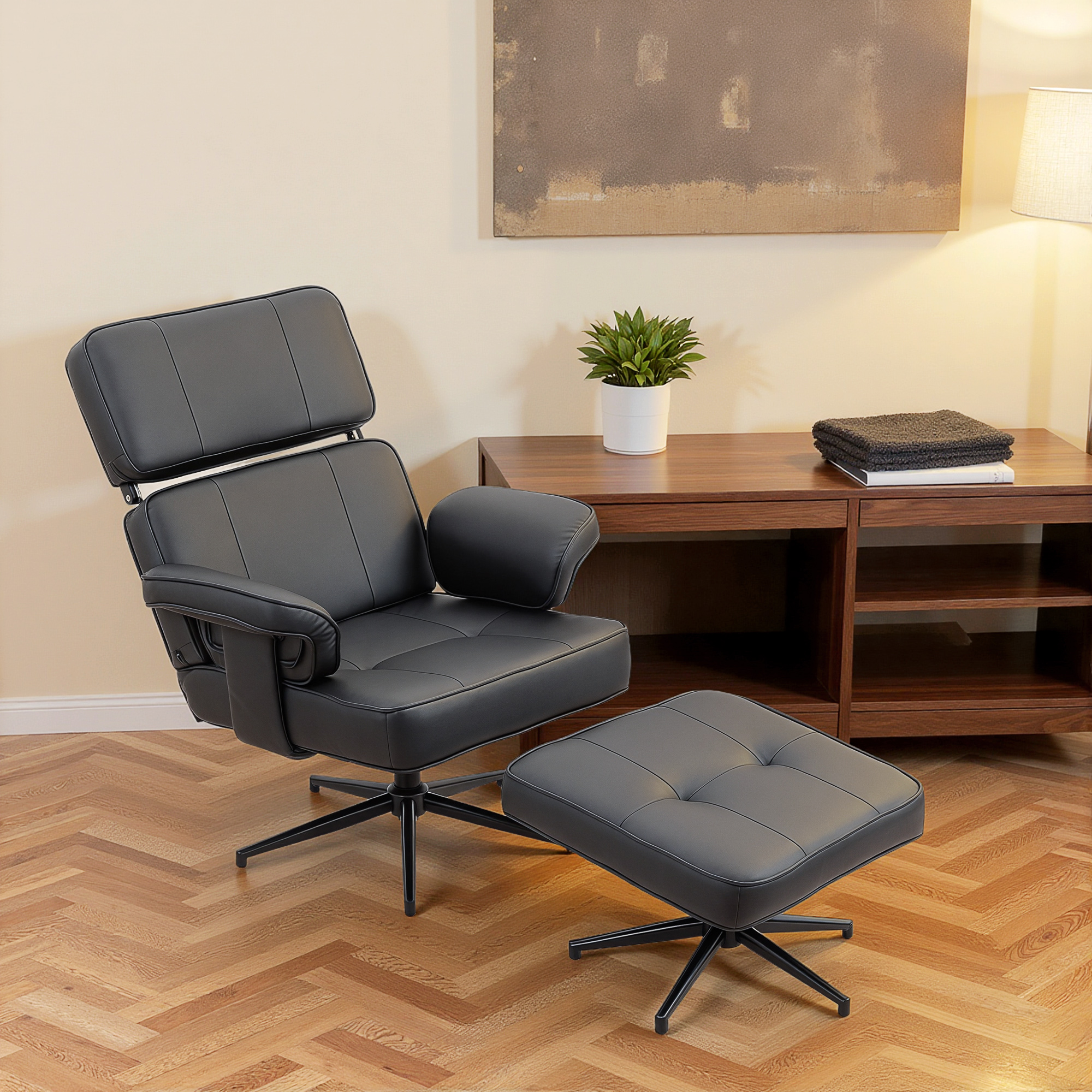 Fauteuil noir design