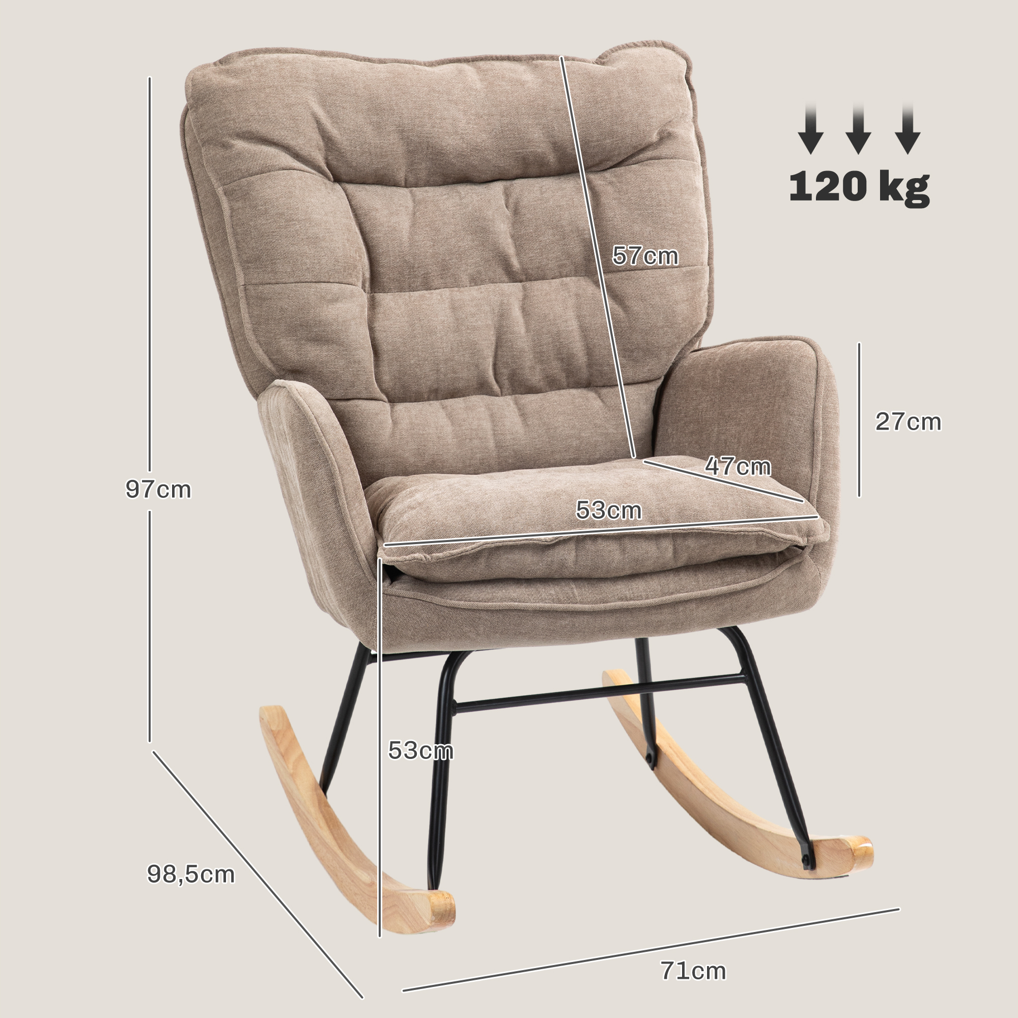 Fauteuil bascule design