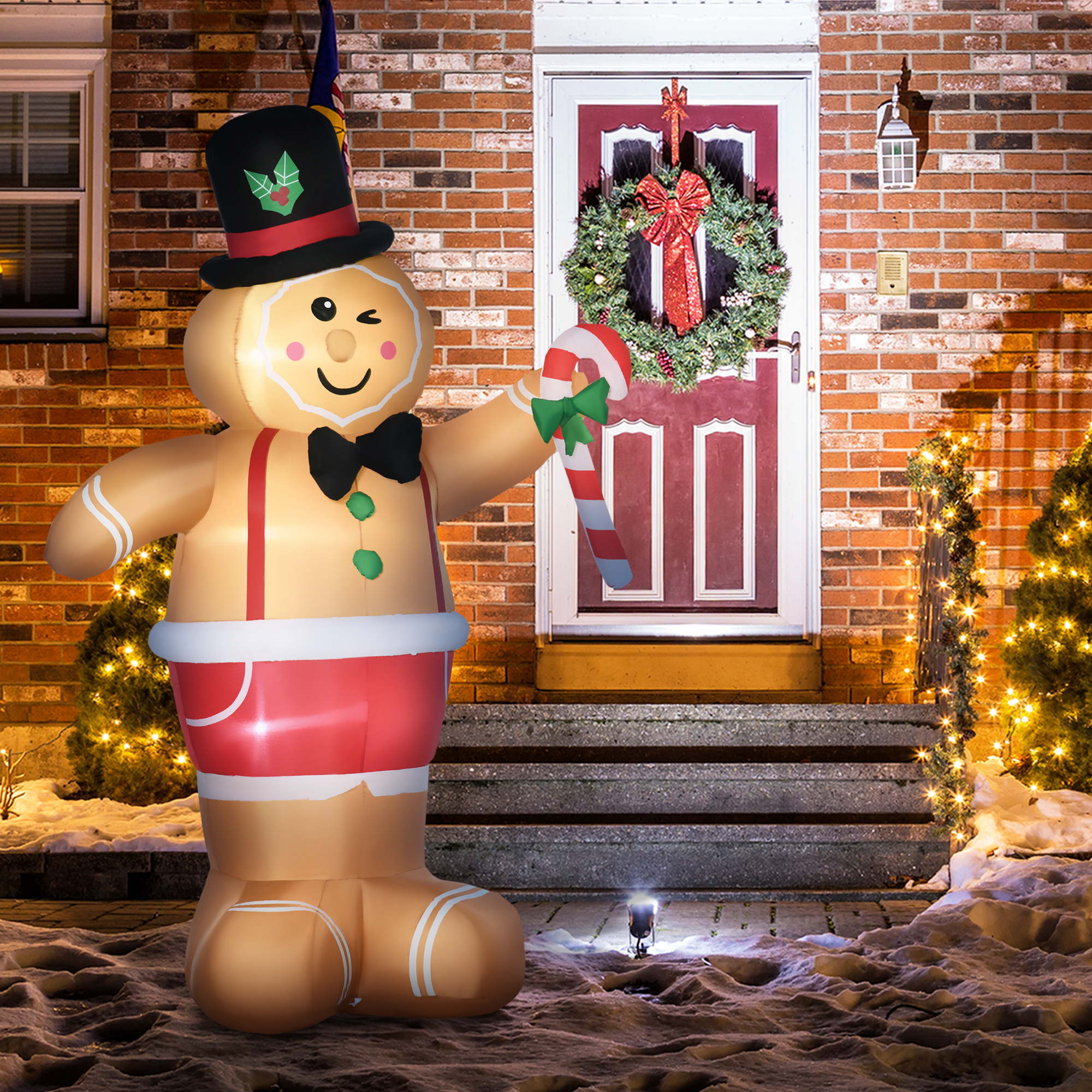 Bonhomme pain d'épice extérieur
