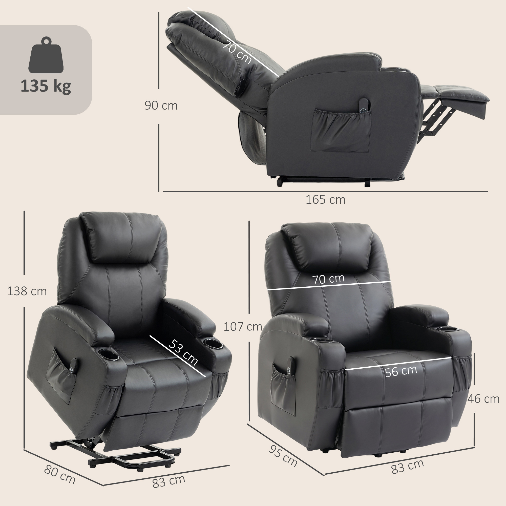 Fauteuil gris design
