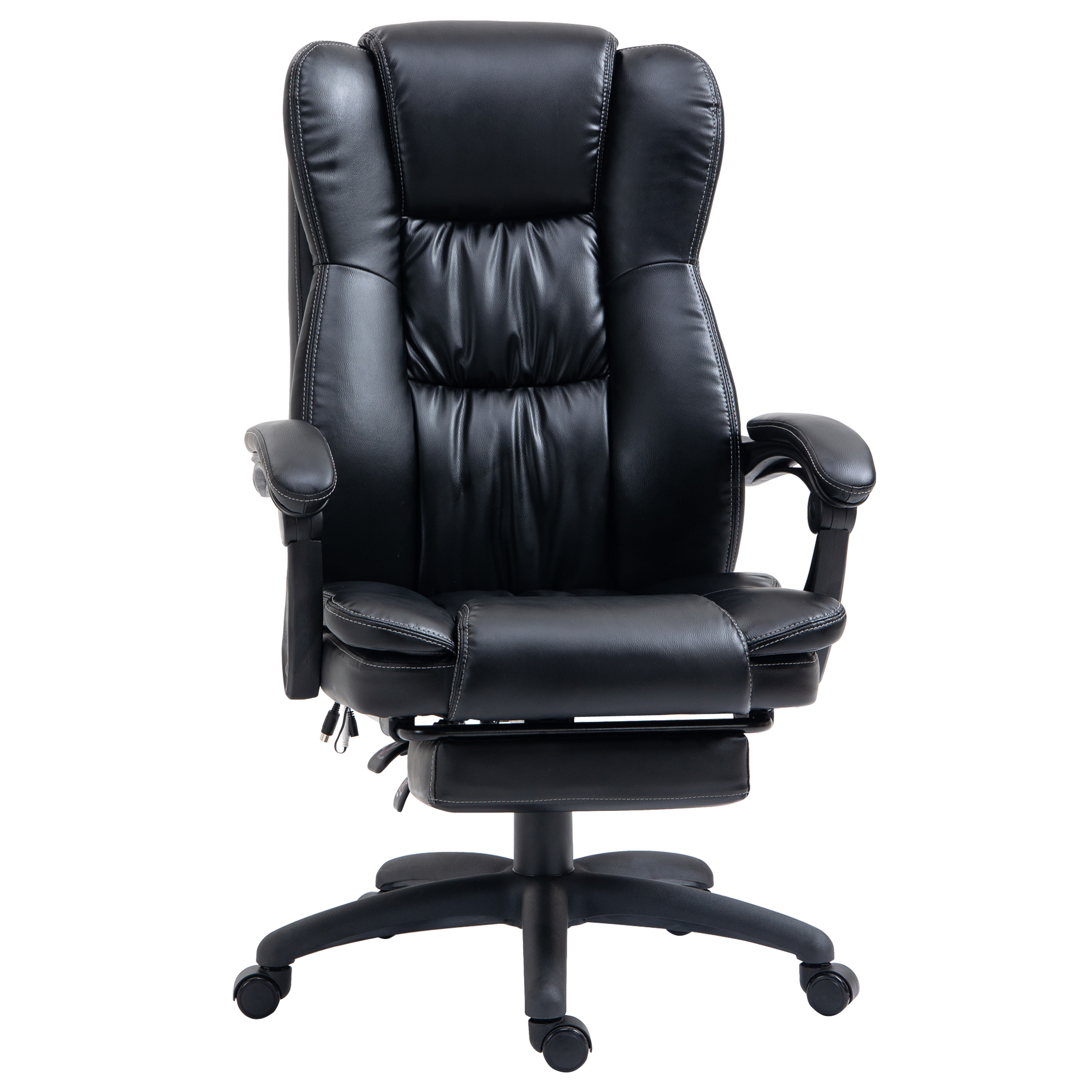Fauteuil de bureau massant noir