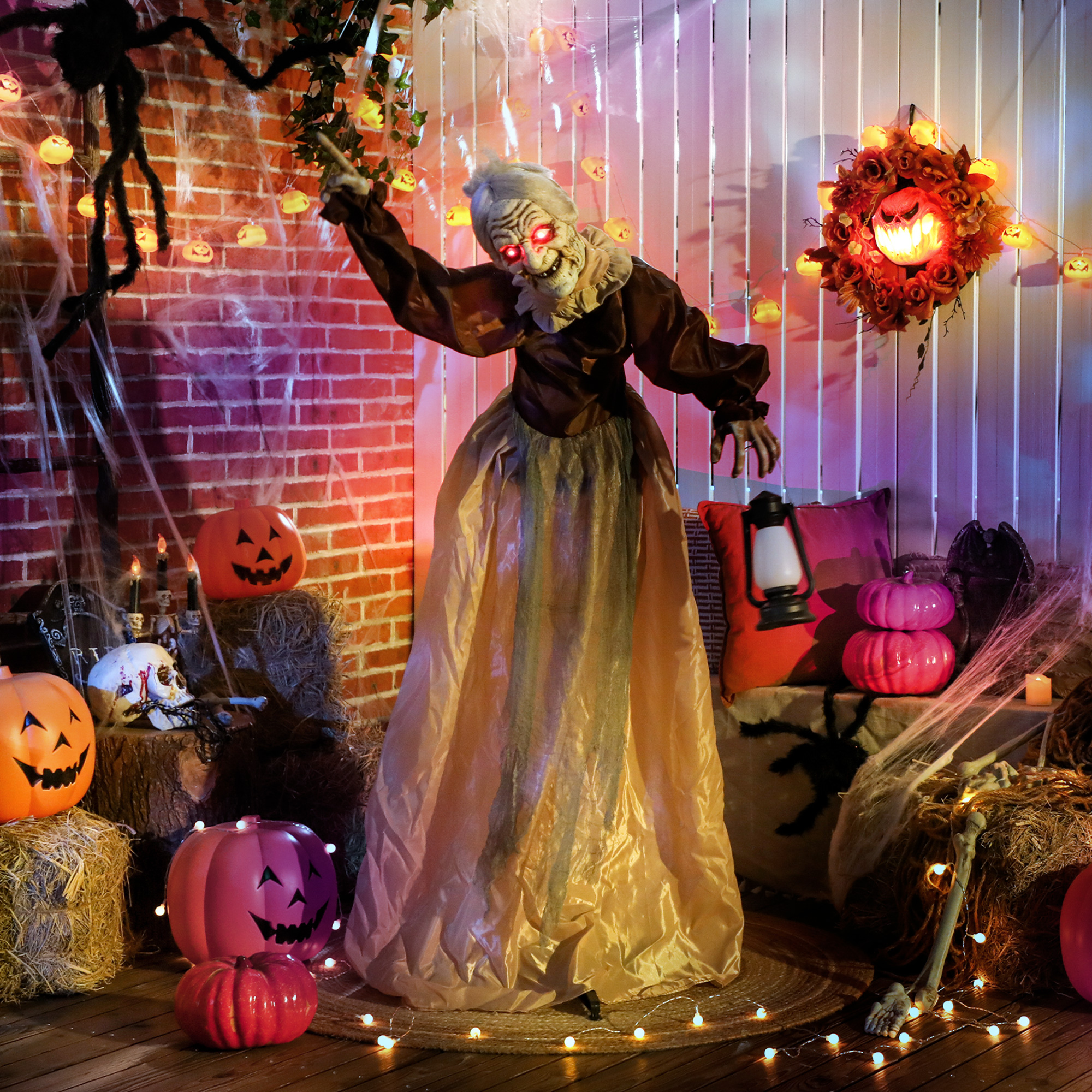 Sorcière Halloween animée