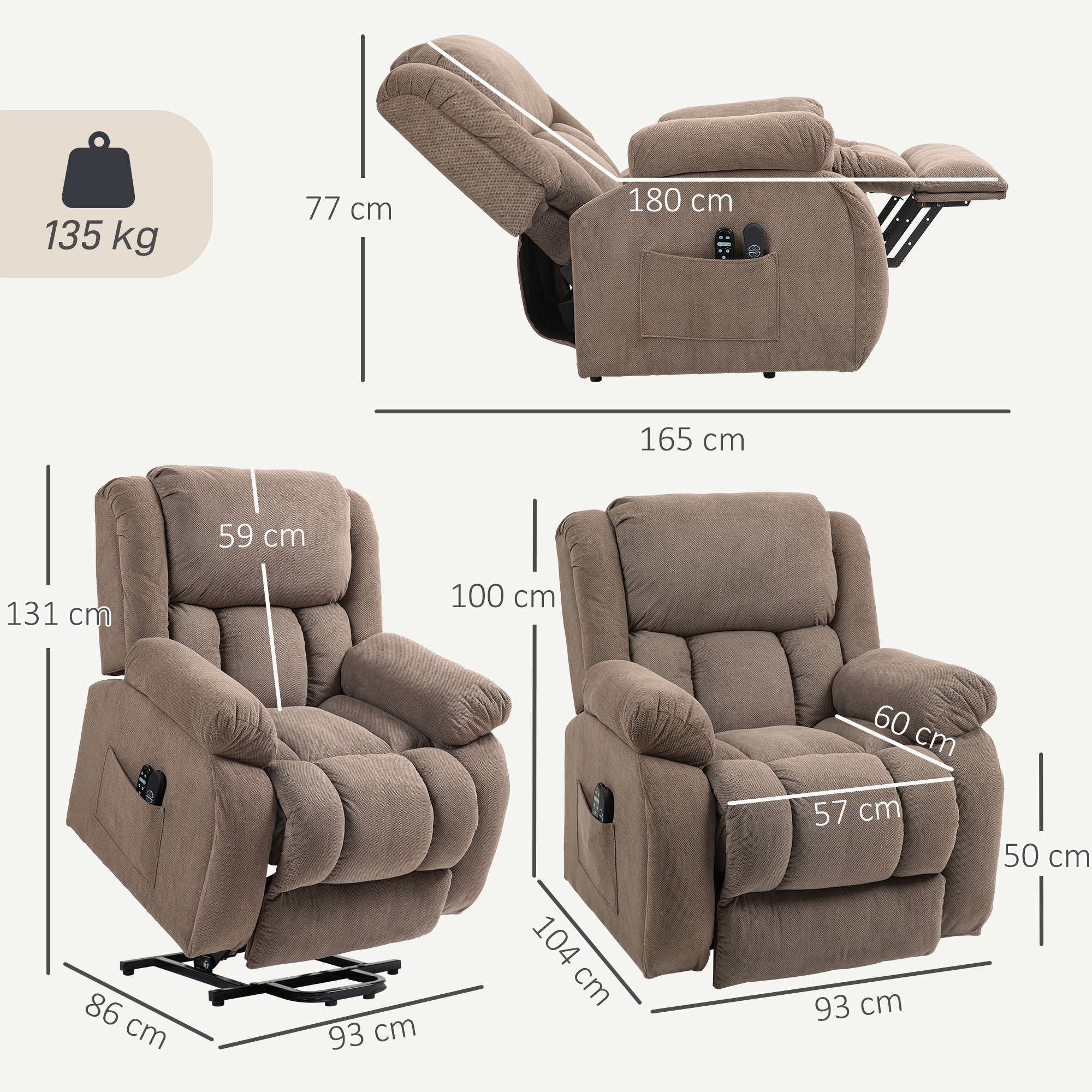 Fauteuil releveur design