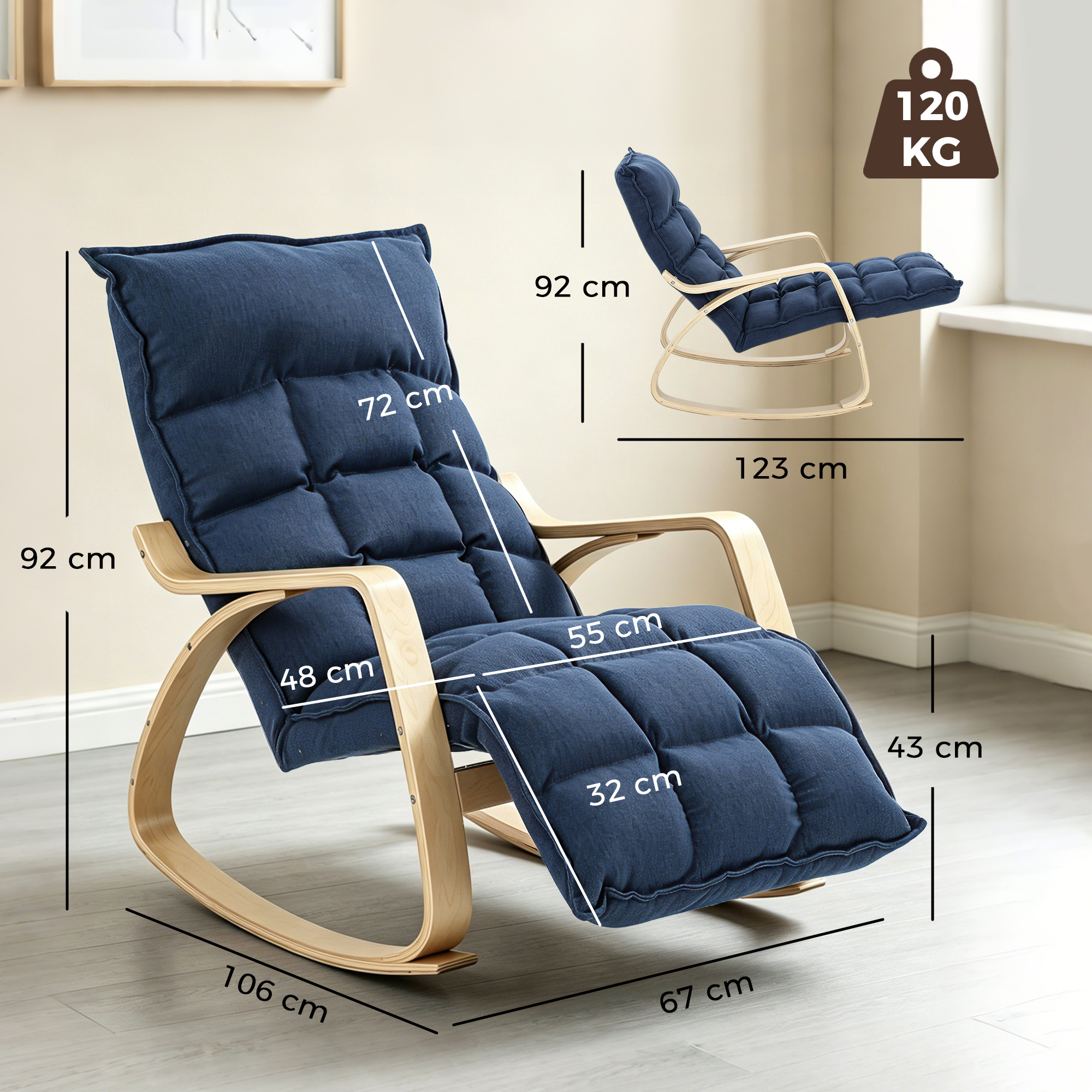 Fauteuil bascule design