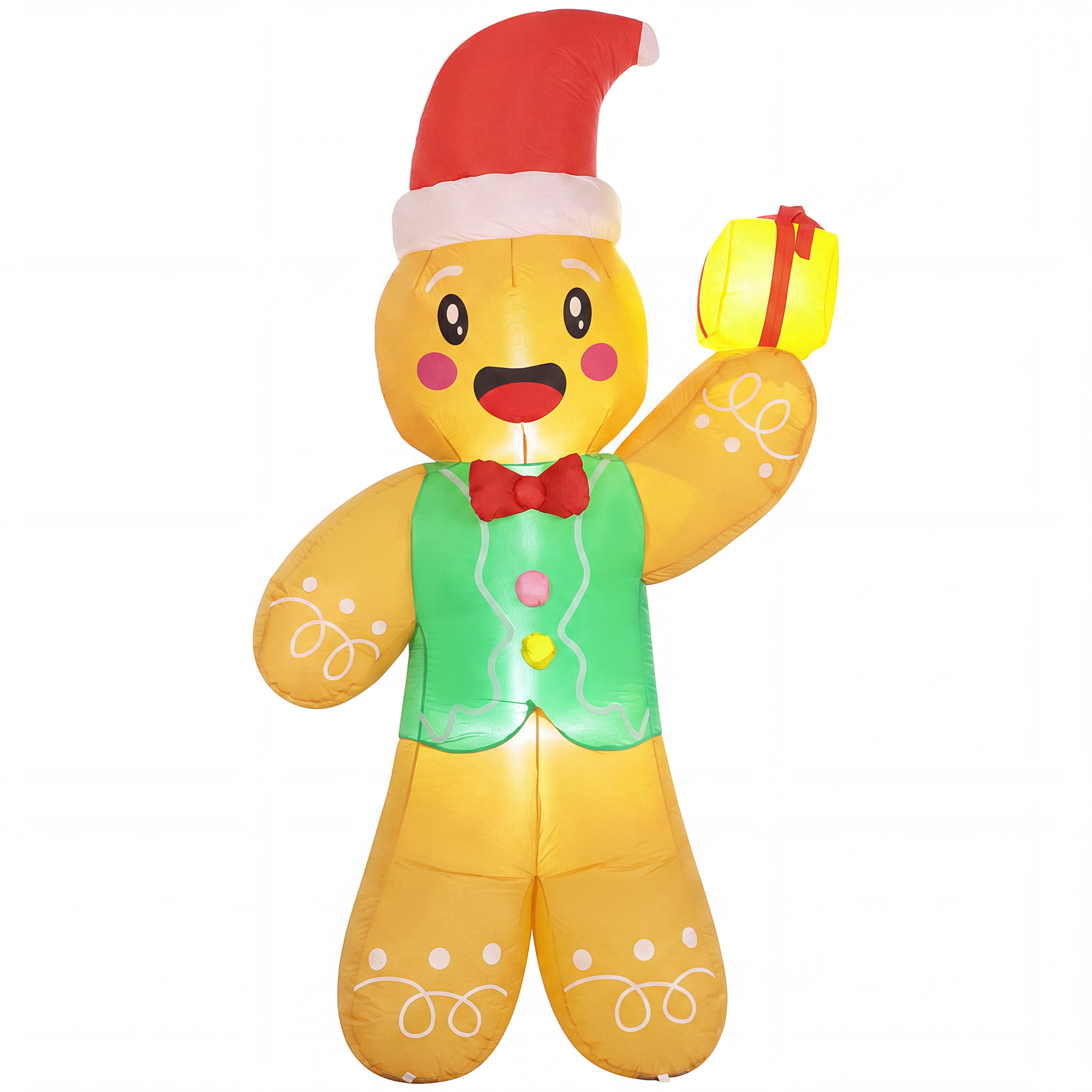 Bonhomme pain d'épice gonflable 2,5 m