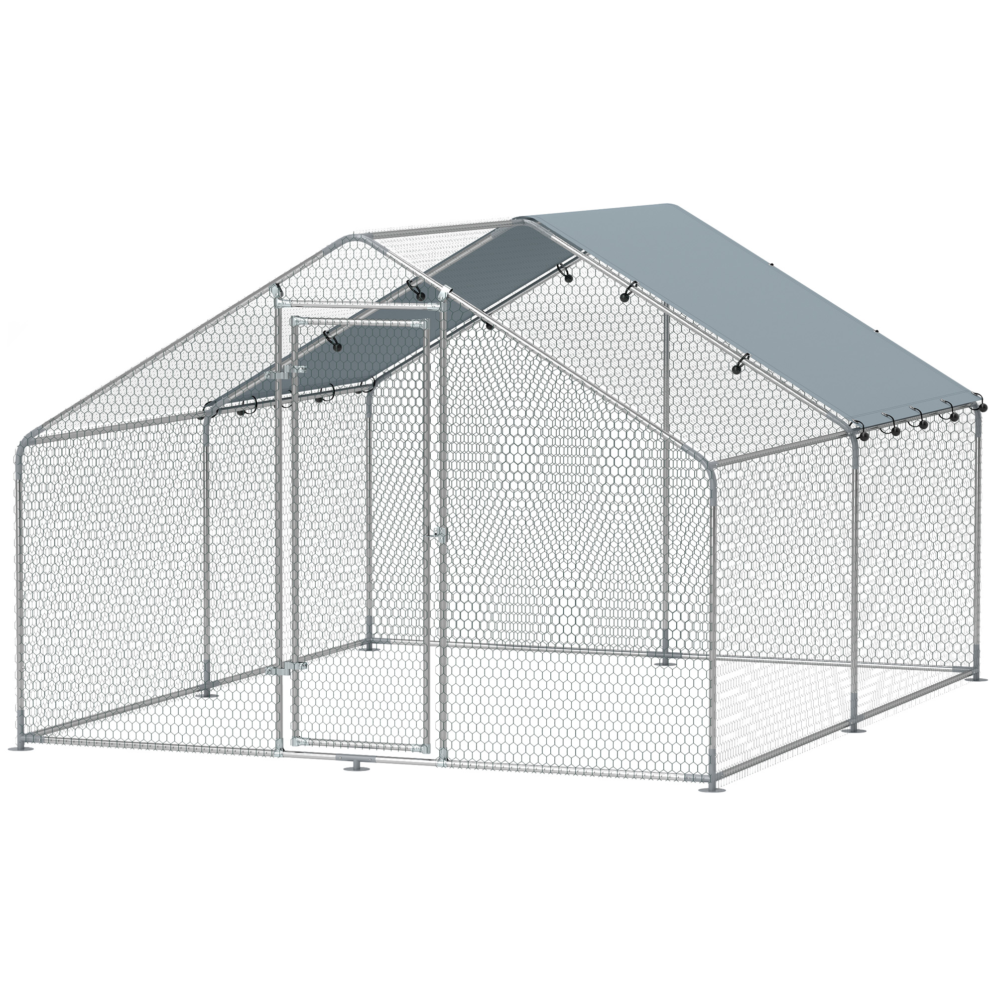 Panoramica del pollaio Irovami da 10,2 m²