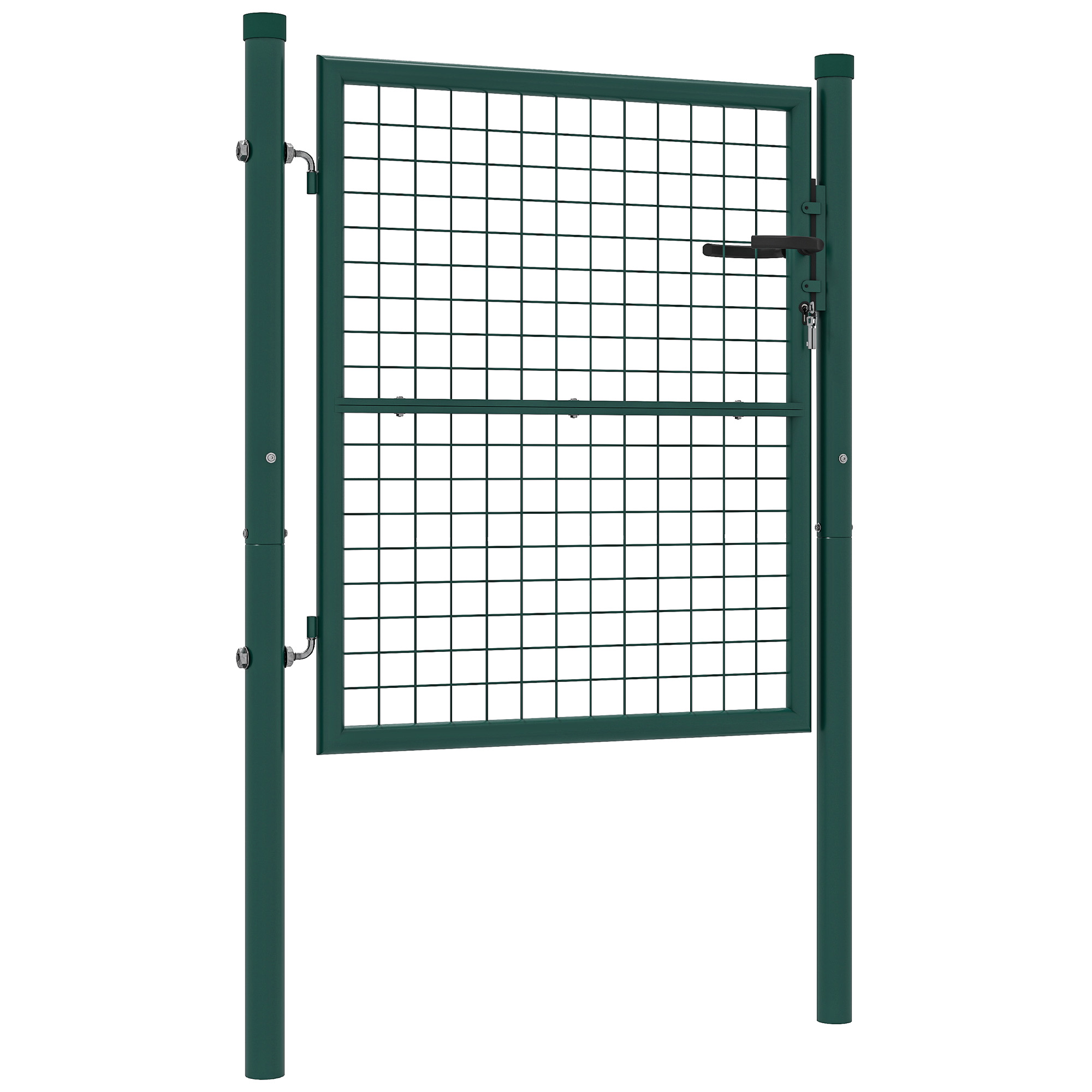 Portail de jardin Irovami vert 97x150cm vue générale