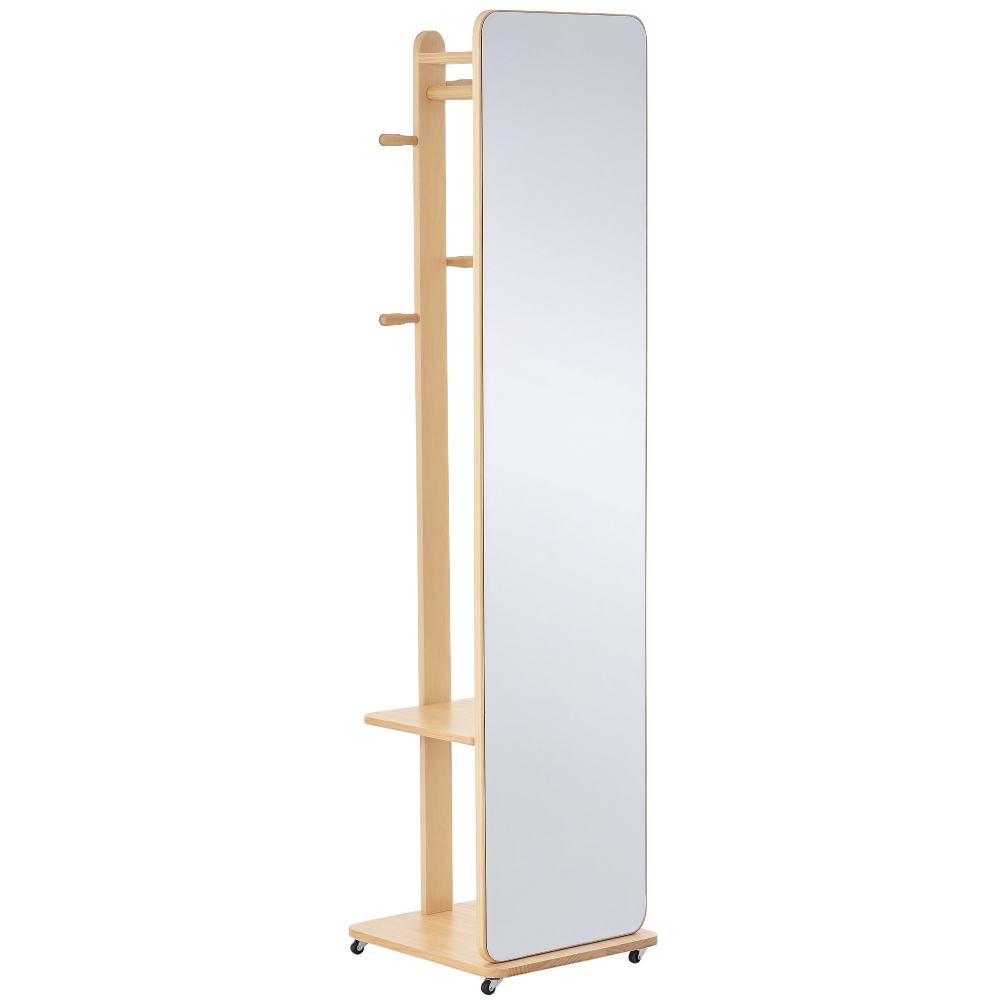 Miroir sur Pied avec roulettes - Portant