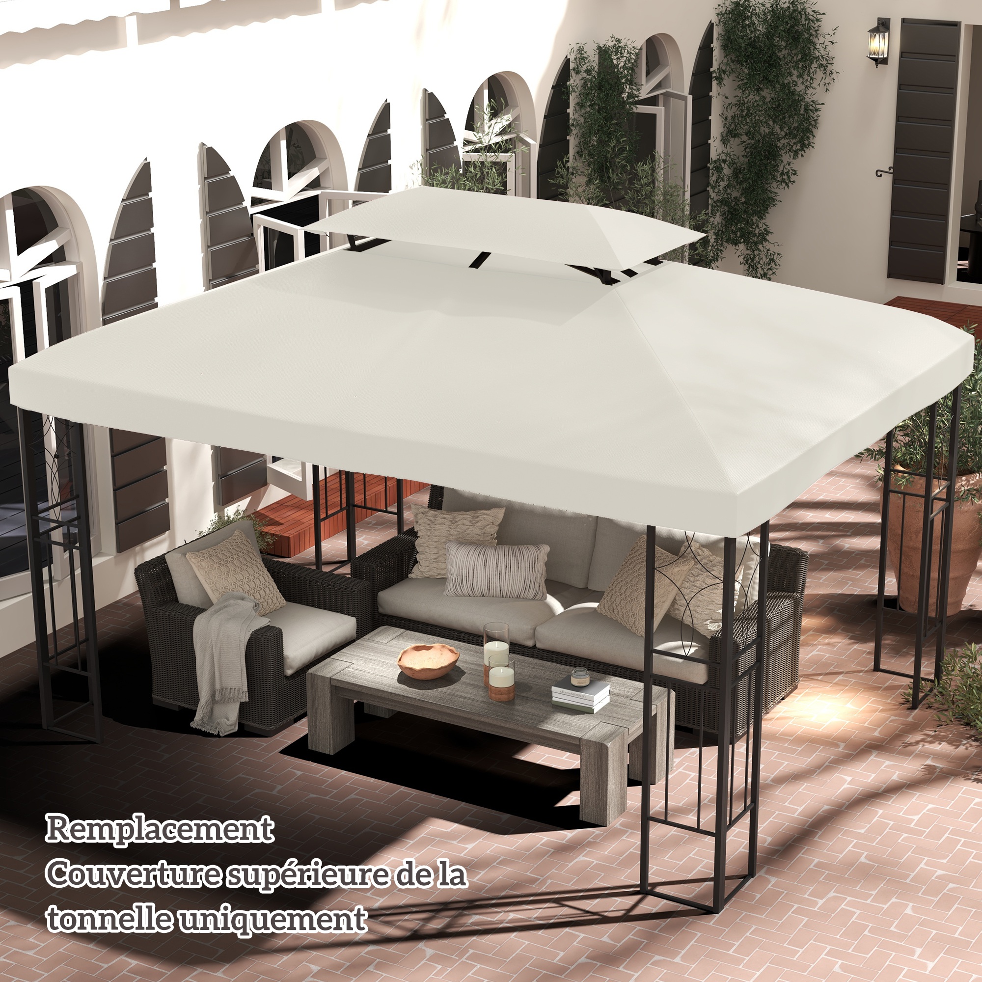 Dimensions compatibles gazebo 3x4 m