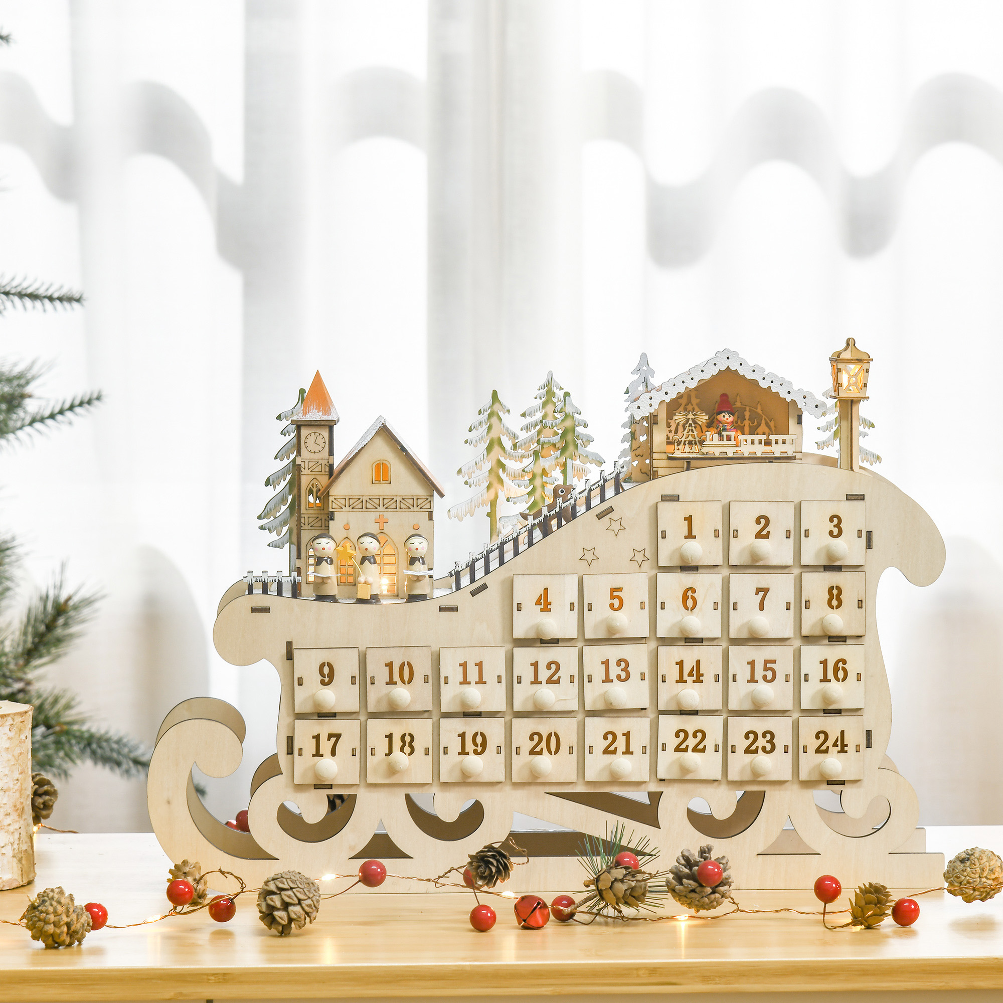 Décoration Noël calendrier