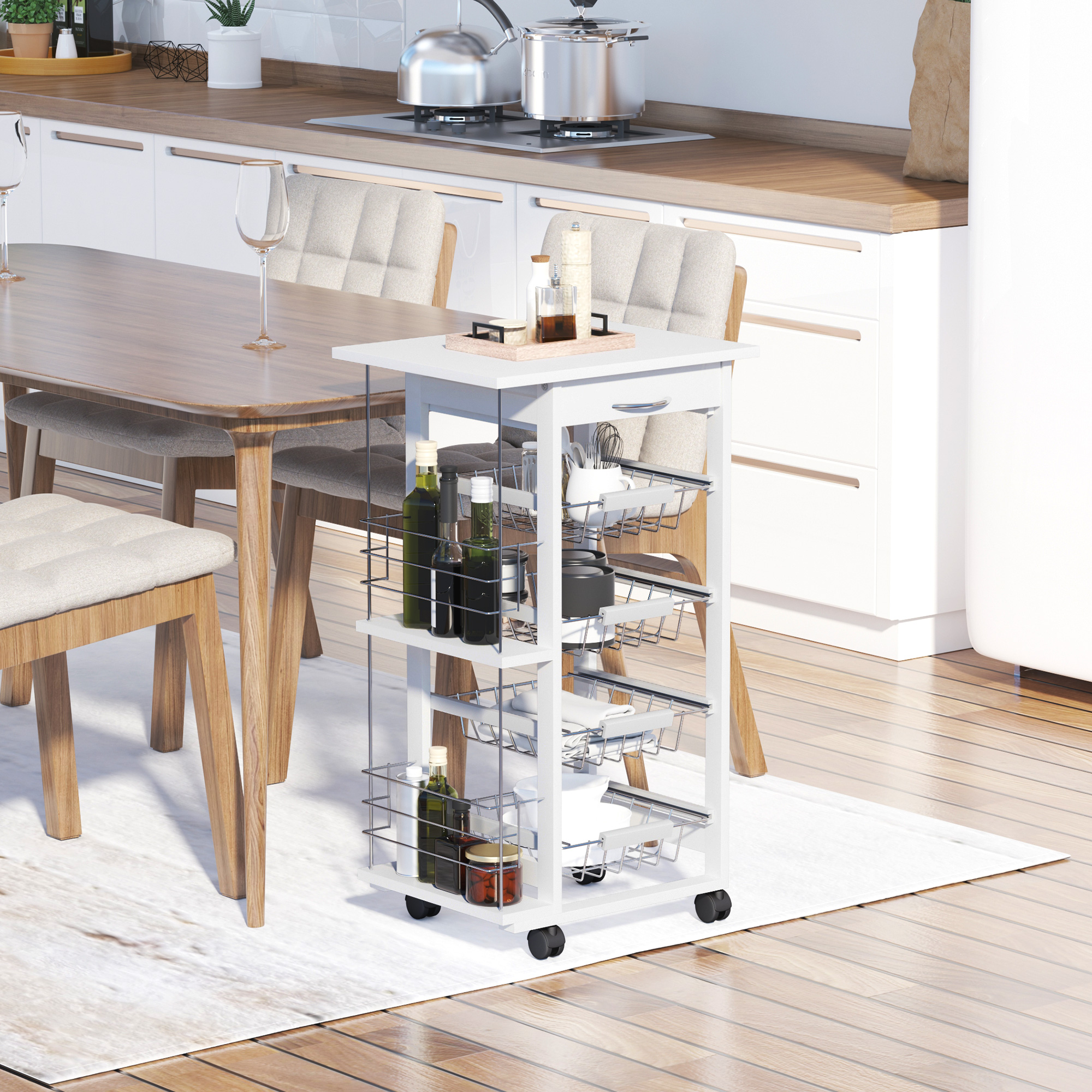 dimensioni carrello portaoggetti cucina