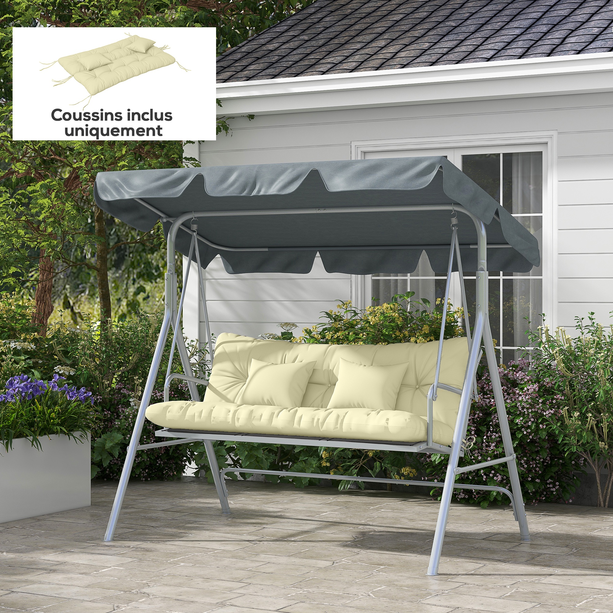 silla reclinable de jardín