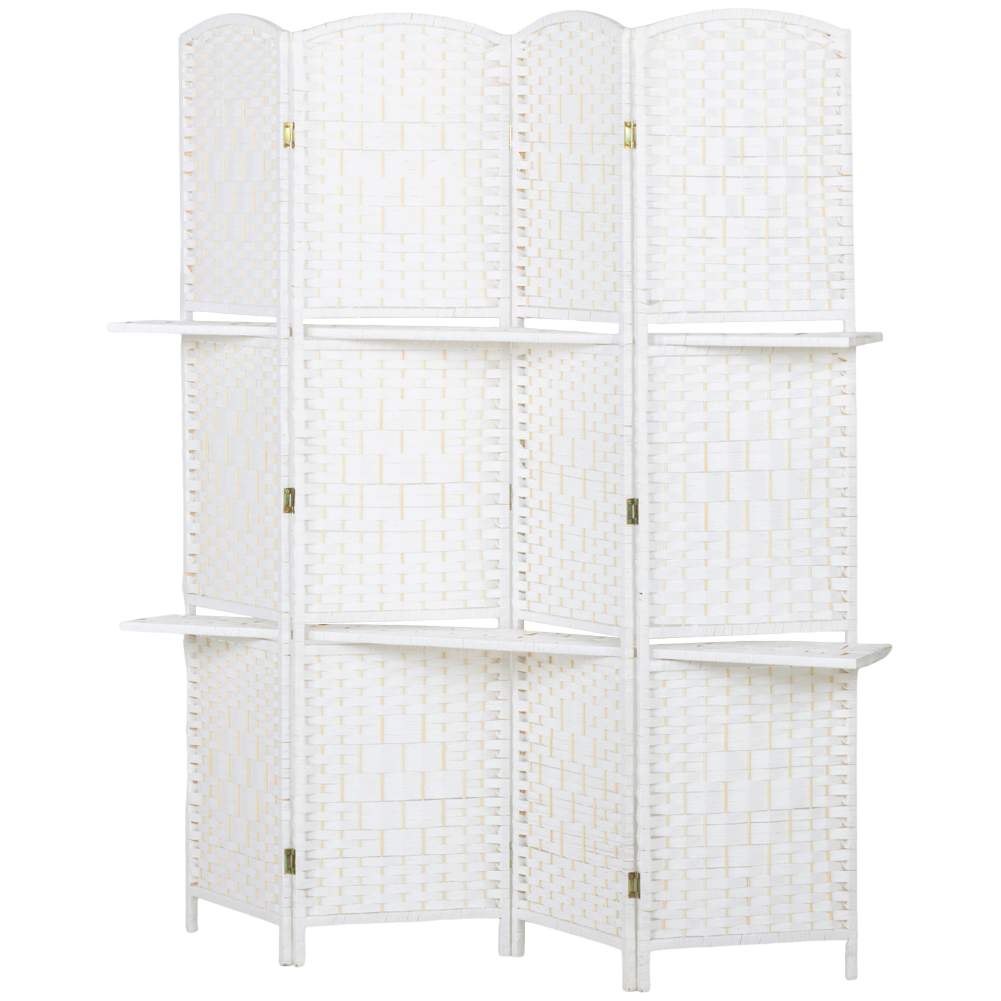 Paravent Irovami 4 panneaux bois 160x170cm vue générale